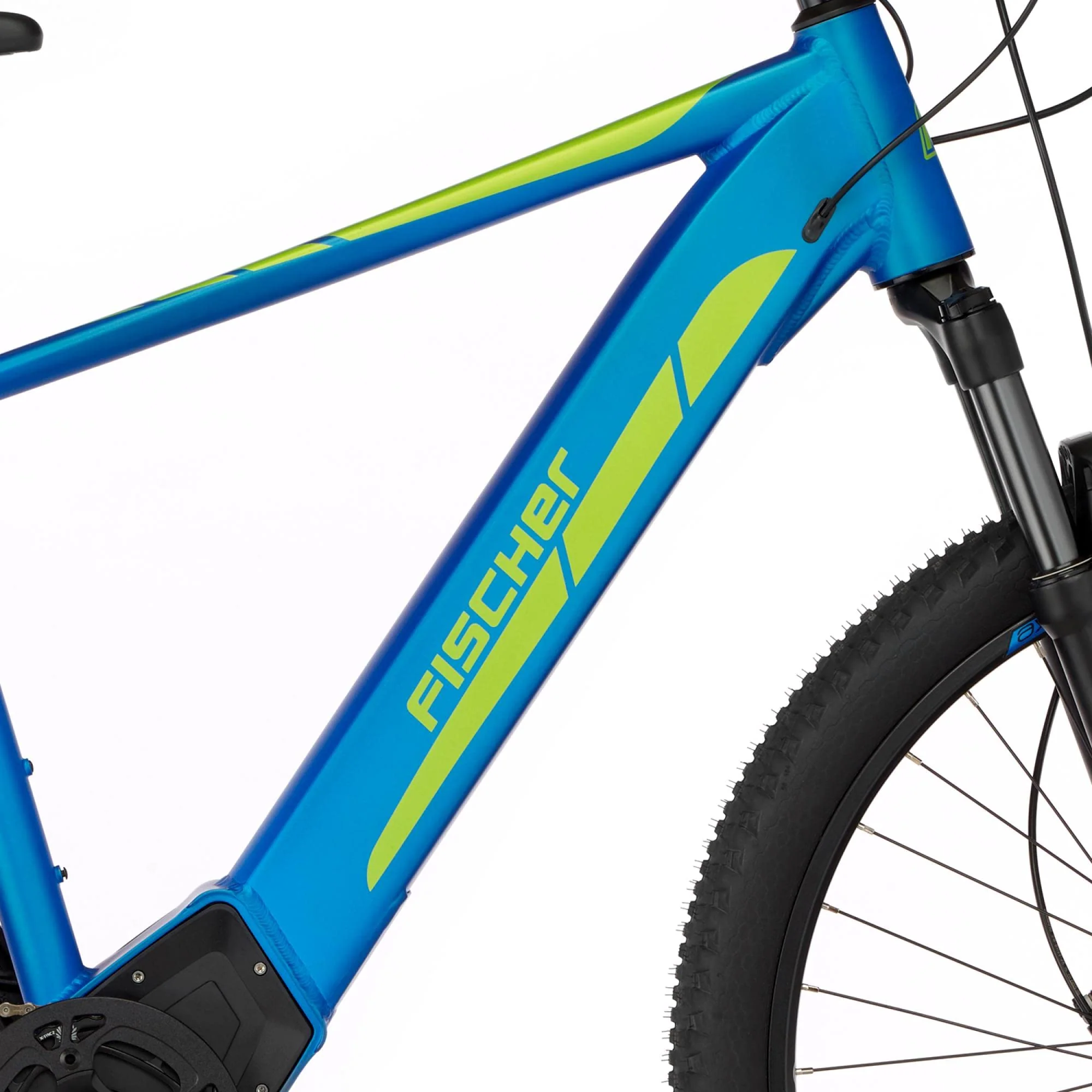 FISCHER E-Bike | MTB Mountainbike MONTIS 6.0i Elektrofahrrad für Damen und Herren | RH 46 cm Mittelmotor 90 Nm | 36 V Akku im Rahmen, Blau Matt, 46cm-504Wh - Image 6