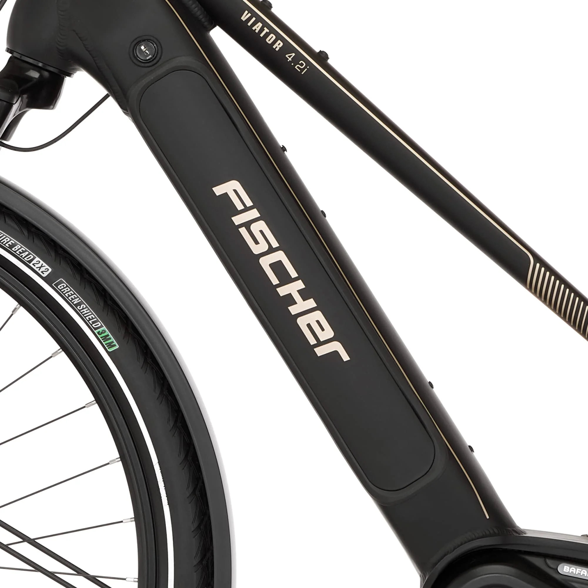 FISCHER E-Bike Trekking VIATOR 4.2i, Elektrofahrrad für Damen und Herren, RH 45 cm, Mittelmotor 80 Nm, 36 V Akku - Image 6
