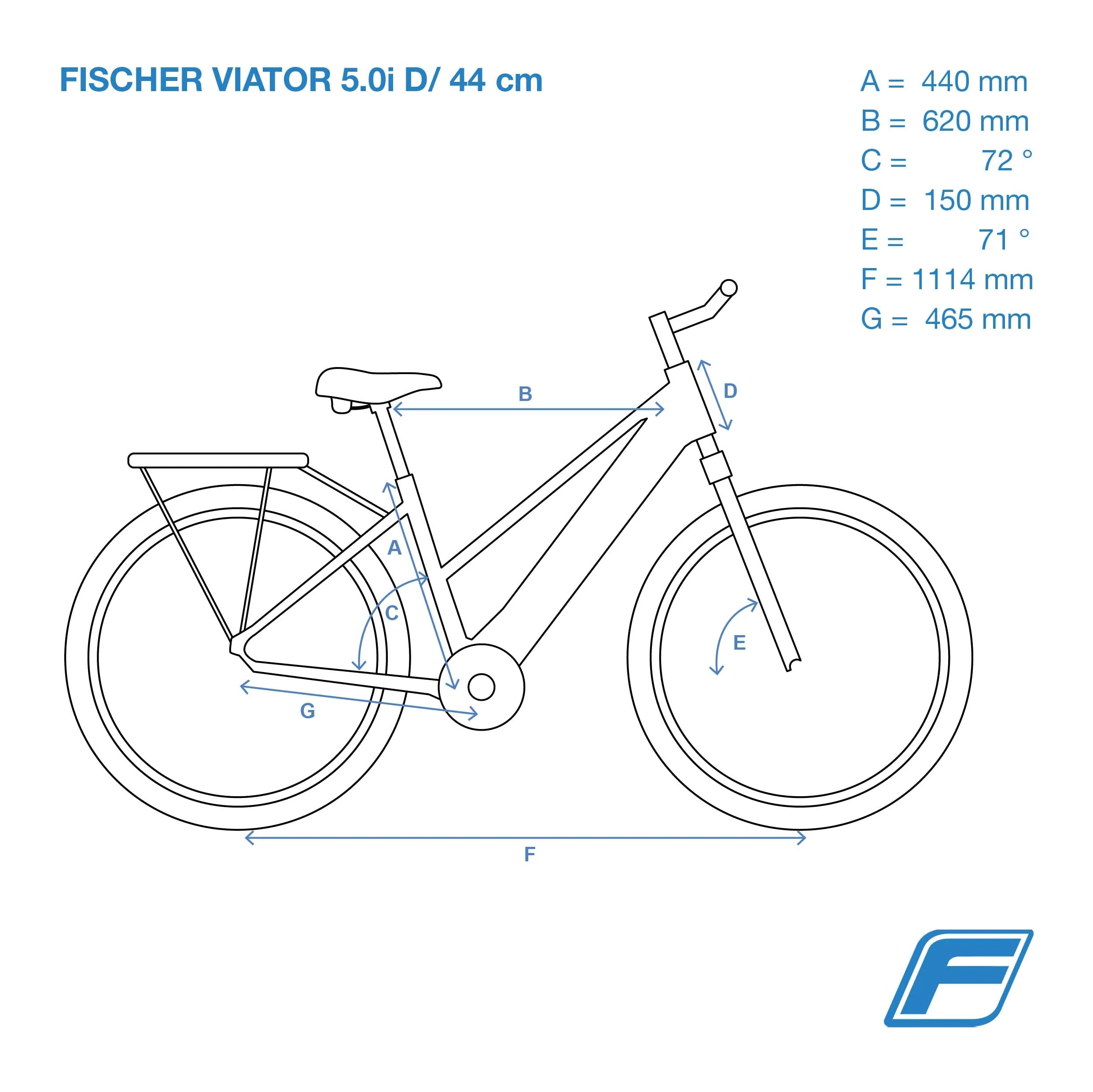 Fischer E-Bike Trekking, VIATOR 5.0i Elektrofahrrad für Damen, RH 44 cm, Mittelmotor 50 Nm, 36 V Akku im Rahmen, schiefergrau matt, 28 Zoll - Image 3
