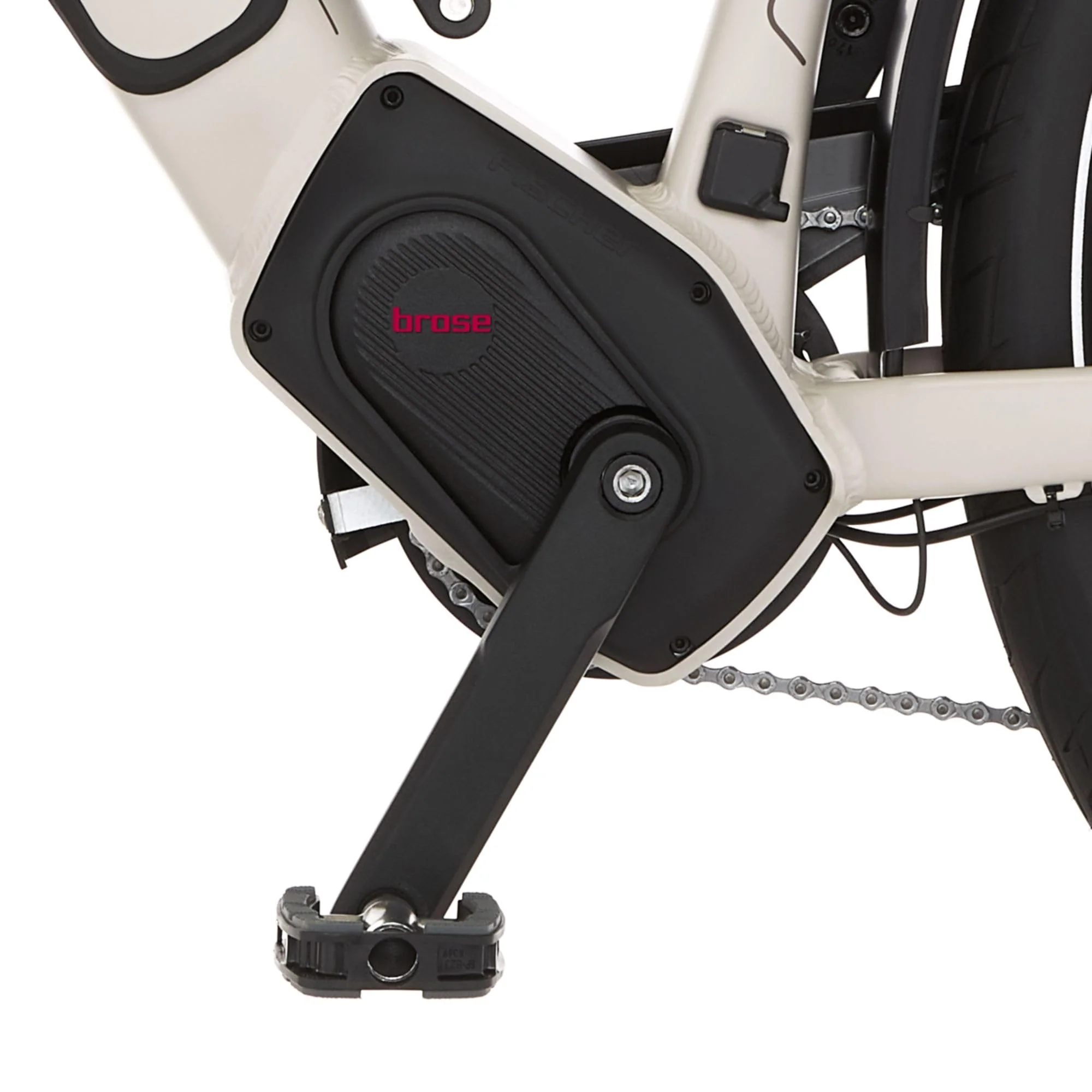 FISCHER E-Bike Trekking VIATOR 7.0i Elektrofahrrad für Damen und Herren, RH 55 cm, Mittelmotor 70 Nm, 36 V Akku, zementgreige matt, 55cm-630Wh - Image 6