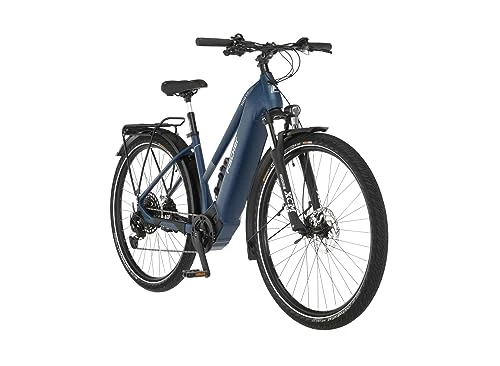 FISCHER E-Bike Trekking VIATOR 8.0i, Elektrofahrrad für Damen und Herren, RH 45 cm, Mittelmotor 90 Nm, 36 V Akku, sattblau - Image 9