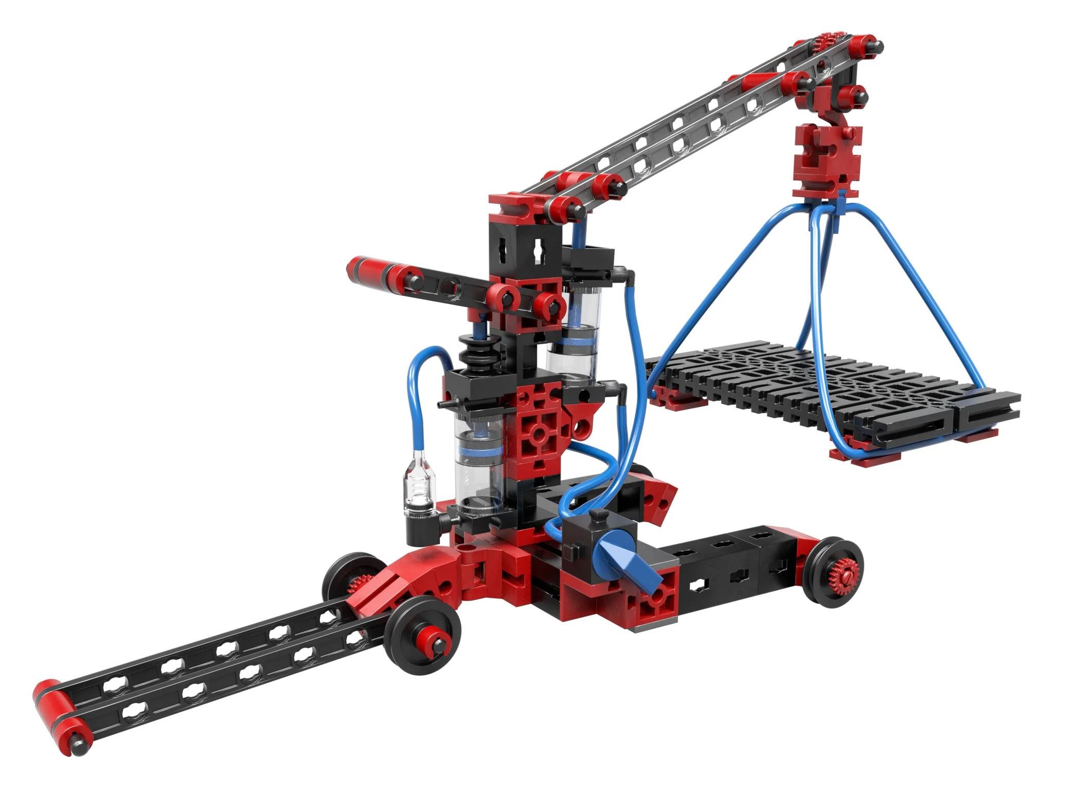 fischertechnik 533874 PROFI Pneumatic Power – Bausatz für Kinder ab 8 Jahren, pneumatisch betriebenes Spielzeug, Bagger und 4 weitere Modelle zum Zusammenbauen - Image 7