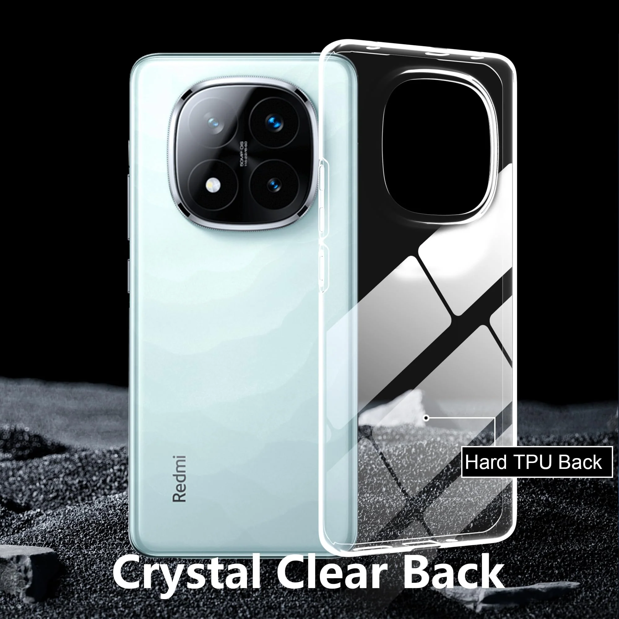 Fitudoos Hülle für Xiaomi Redmi Note 14 Pro Plus 5G,Soft Schutzhülle Liquid Silicone hülle,Hochwertiges Silikon Premium TPU Handyhülle für Xiaomi Redmi Note 14 Pro Plus 5G -Transparent. - Image 6