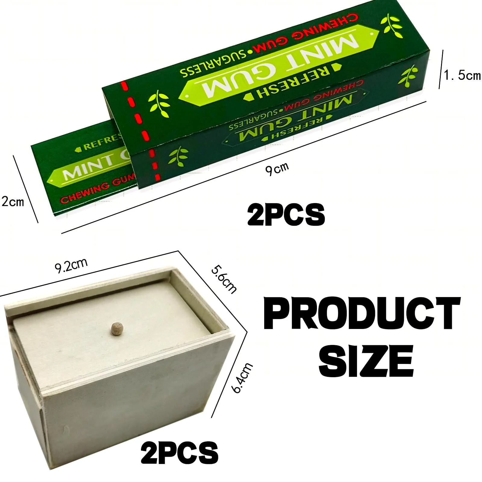 Fiyuer 4 Stück Scherzartikel, Spinne in der Box Kaugummi Prank Requisite, Spider Prank Box Scherzartikel Spinne Spinne Box Streich Spider Scare Box für Kinder Erwachsene Party - Image 7