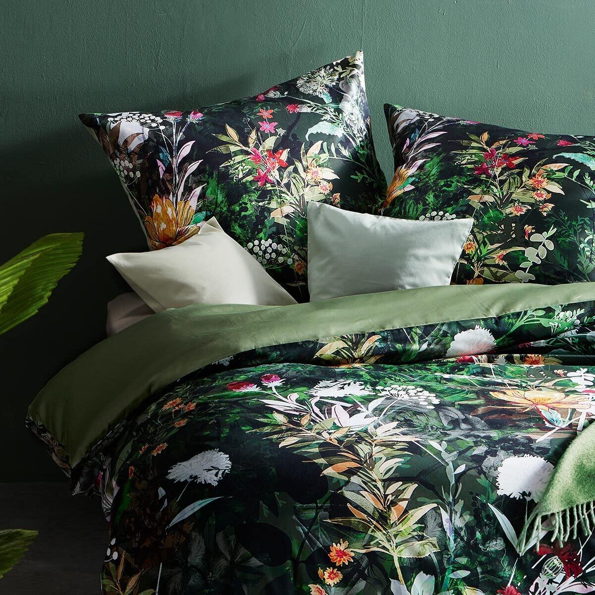 fleuresse Mako-Satin Bettwäsche Bed Art S Coffs eukalyptus 1 Bettbezug 135 x 200 cm + 1 Kissenbezug 80 x 80 cm - Image 7