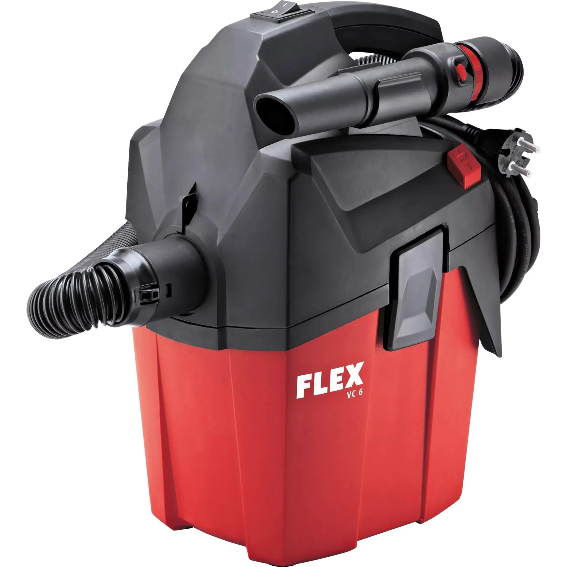 Flex Werkstattsauger VC 6 L MC (1200 Watt, kompakter Trockensauger mit Tragegurt, Behälter 6 l, Sauger inkl. Zubehör) 481513 - Image 3