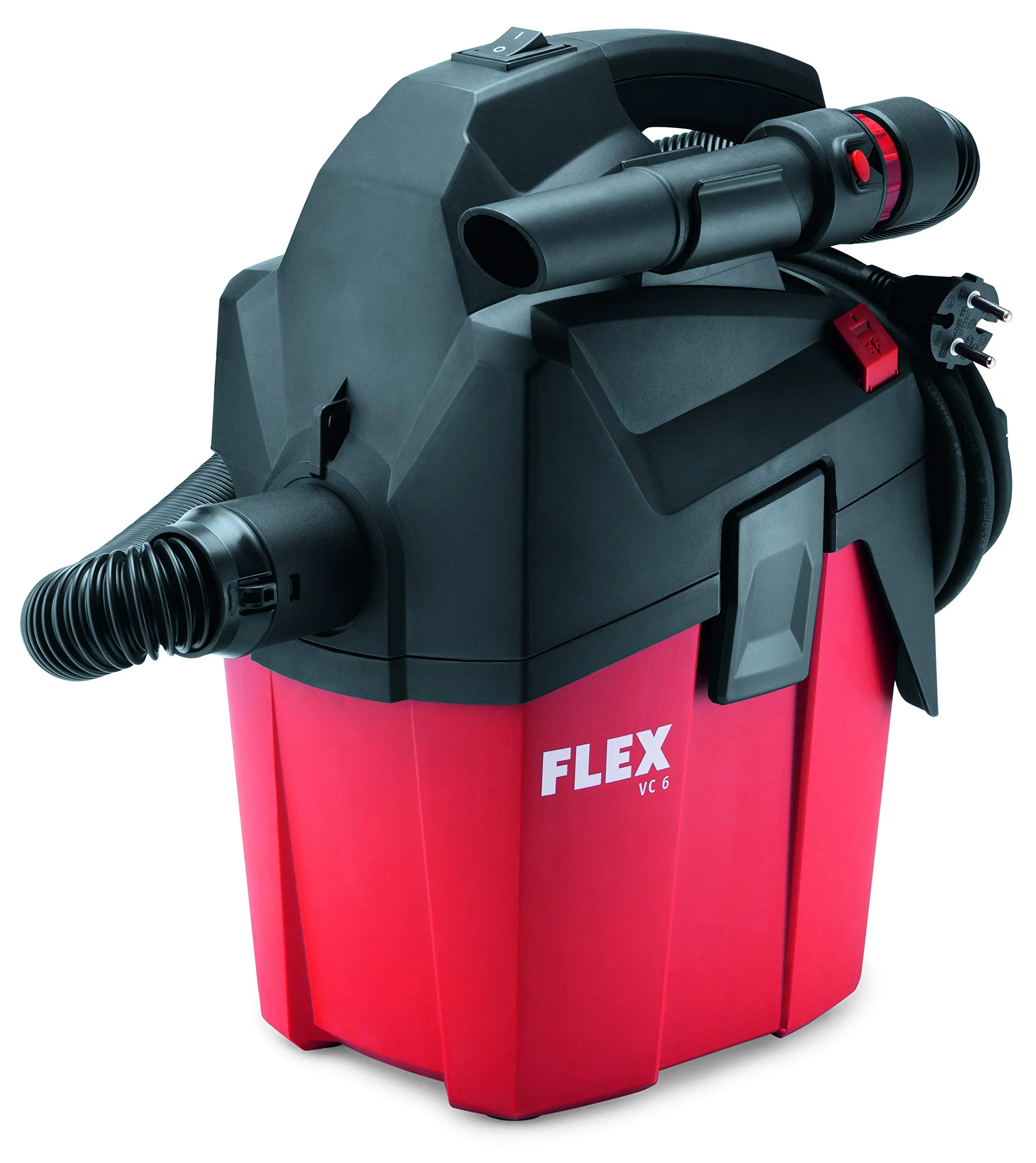 Flex Werkstattsauger VC 6 L MC (1200 Watt, kompakter Trockensauger mit Tragegurt, Behälter 6 l, Sauger inkl. Zubehör) 481513 - Image 4