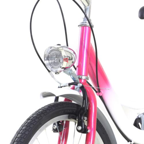 Fliuyr Kinderfahrrad 20 Zoll 6 Speichen,Ballett Fahrrad,Einstellbare Geschwindigkeit&Höhe,V-Brake Bremsen, Jugendrad mit Vordere,Hintere Schutzbleche und Vorderes Licht,Kinder Fahrrad für Mädchen - Image 7
