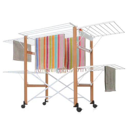 Foppapedretti Gulliver Faltwäscheständer, 105 x 80 x 174 cm, Holz, Walnuss - Image 11