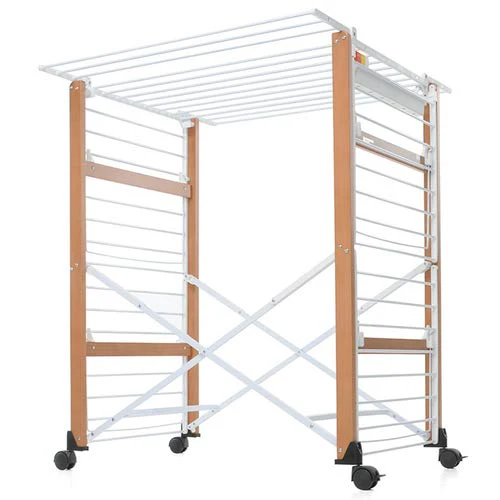 Foppapedretti Gulliver Faltwäscheständer, 105 x 80 x 174 cm, Holz, Walnuss - Image 7