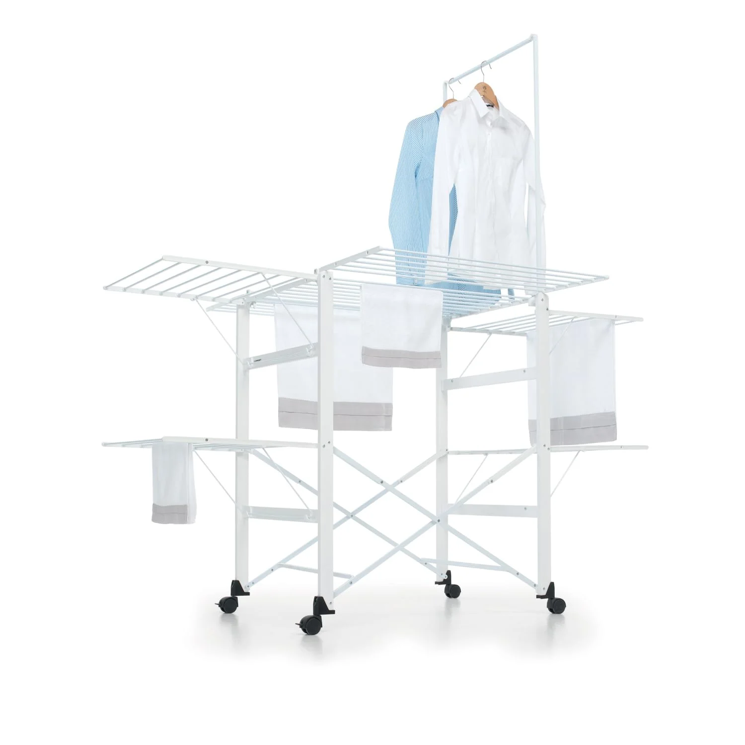 Foppapedretti Supergulliver Wäscheständer, 174 x 122 x 189 cm, Alluminium 189x122x174 cm Bianco - Image 4