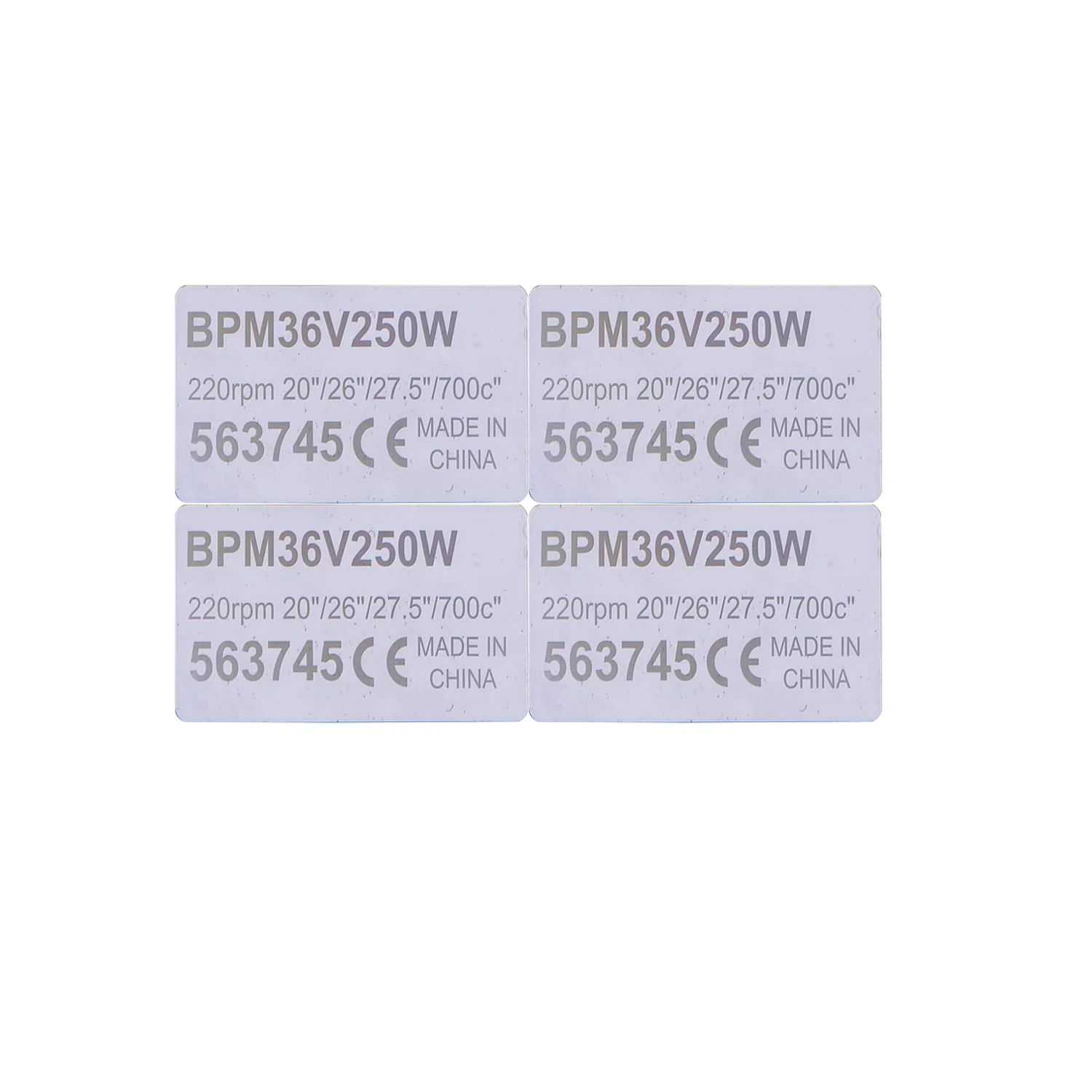Forbestcy 36V 250W Mid Drive Motor Sticker Electric Bicycle Conversion Kit Sticker for HUB Wheel Dirve eBike Motor Holographic Design
