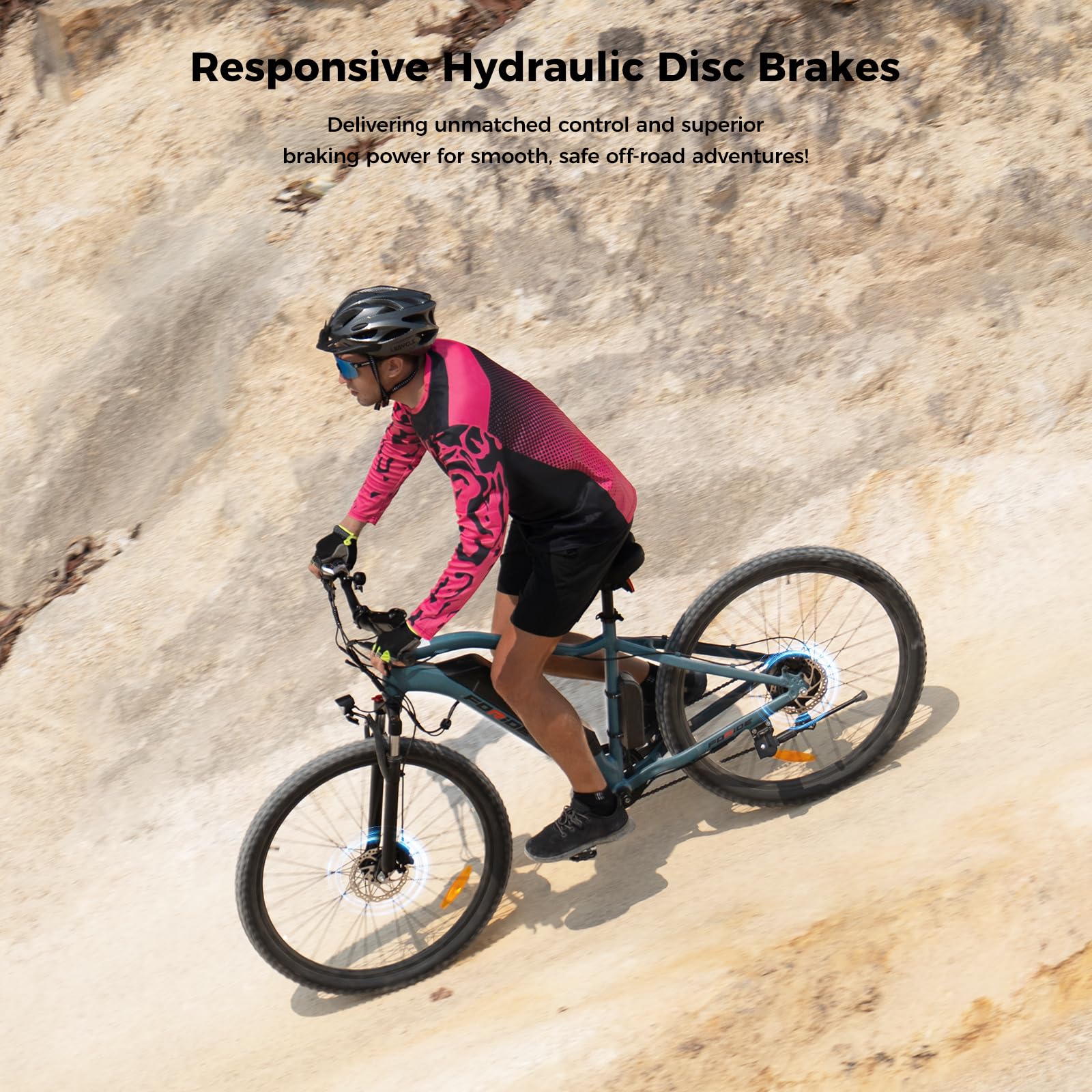 Foride Xtremer 3 29'' E-Bike für Erwachsene, Elektrofahrrad mit 48V 576Wh Akku, Hydraulische Scheibenbremse,120km Reichweite 7 Gang E Bike Herren Damen für Städtische Pendler und Fahrten im Freien - Image 5