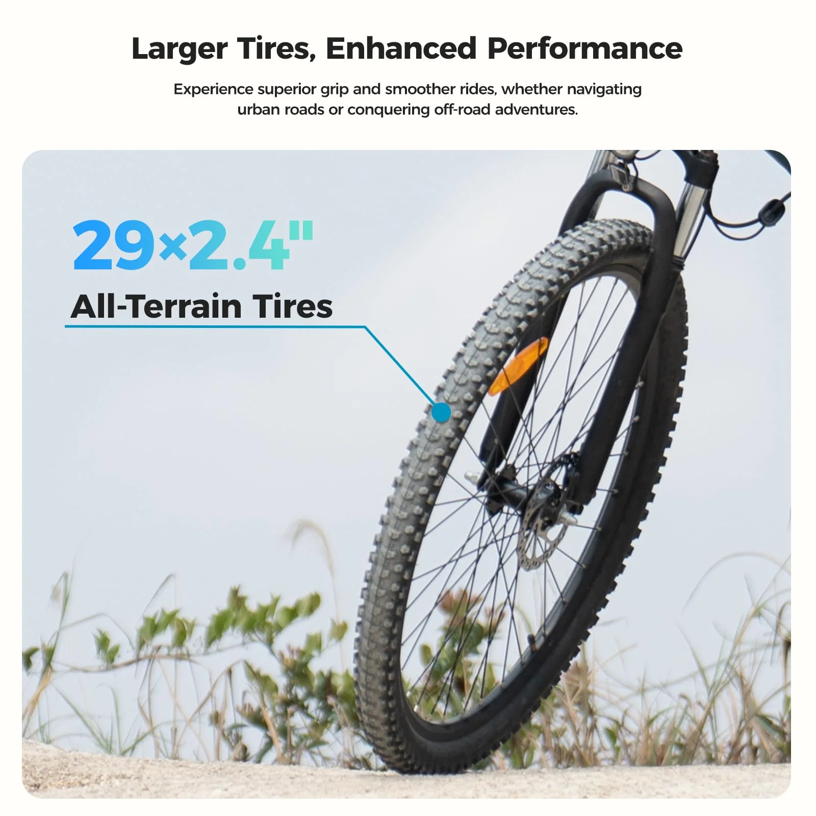 Foride Xtremer 3 29'' E-Bike für Erwachsene, Elektrofahrrad mit 48V 576Wh Akku, Hydraulische Scheibenbremse,120km Reichweite 7 Gang E Bike Herren Damen für Städtische Pendler und Fahrten im Freien - Image 6