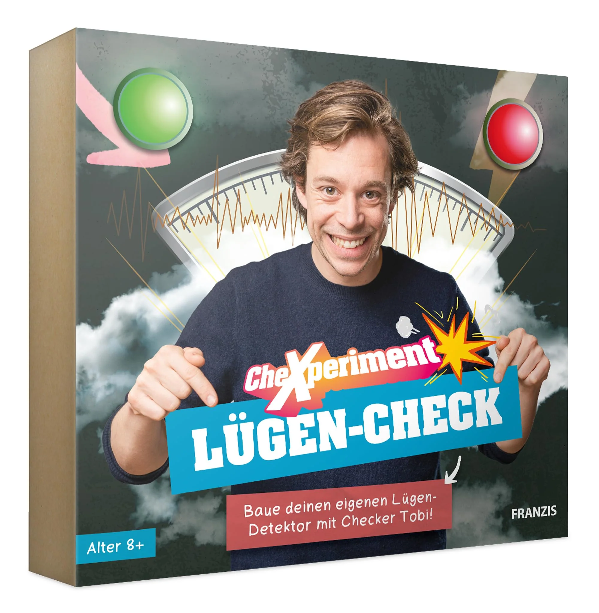 FRANZIS 67258 - CheXperiment - Lügen Check - Baue zusammen mit Checker Tobi deinen eigenen Lügendetektor!