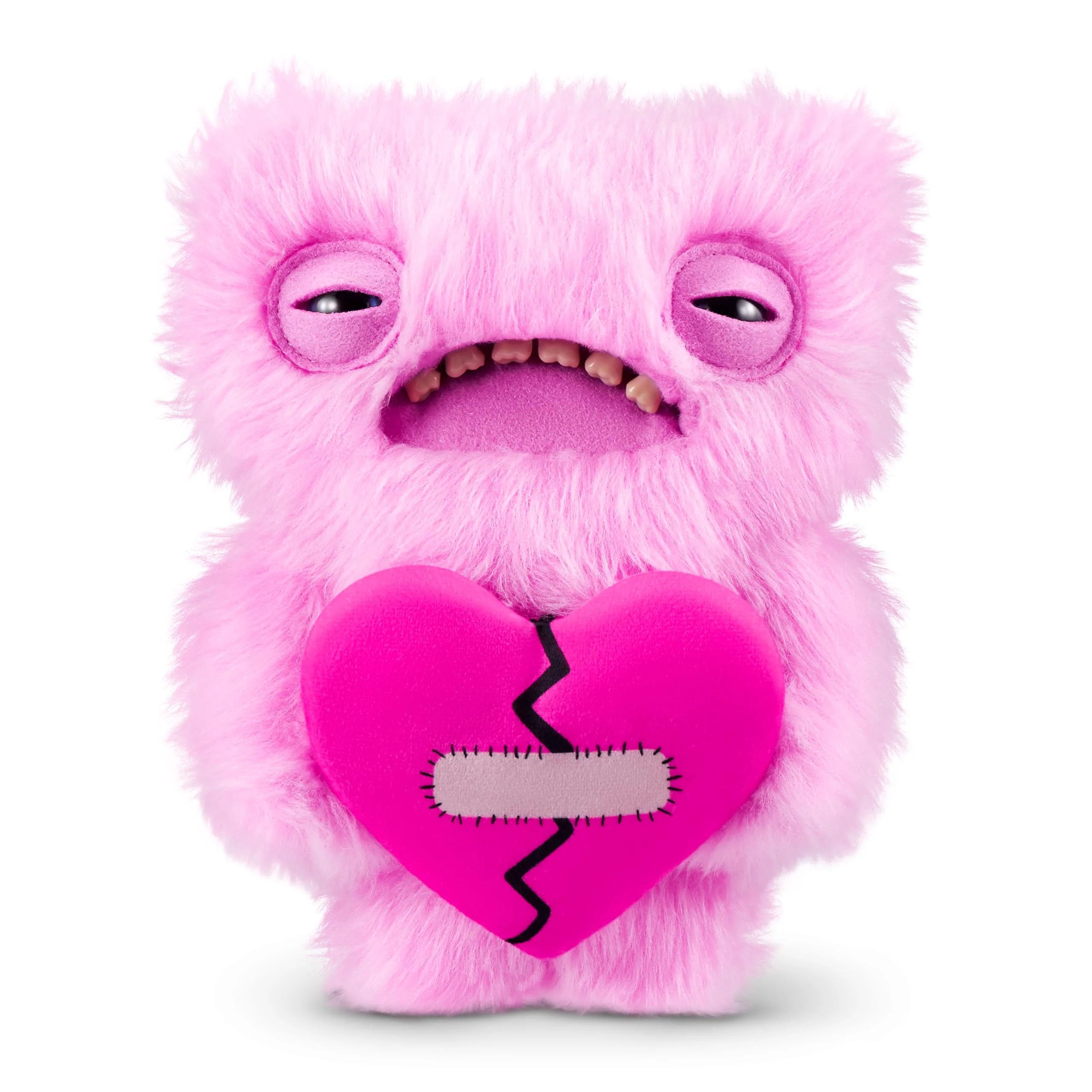 Fuggler Love Fugg von ZURU Funny Ugly Monster, Plüsch, zum Sammeln, Spielzeug (Love Fugg - Wide Eyed Weirdo - PINK)