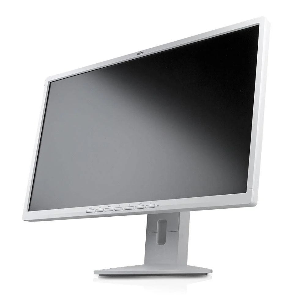 Fujitsu B24-8 T 24 Zoll Business Computer Monitor, Desktop Gaming Monitor, FHD 1080p, (DisplayPort, VGA, DVI, Neigbar, VESA), PC Bildschirm (Generalüberholt), Weiß / Hellgrau - Image 6