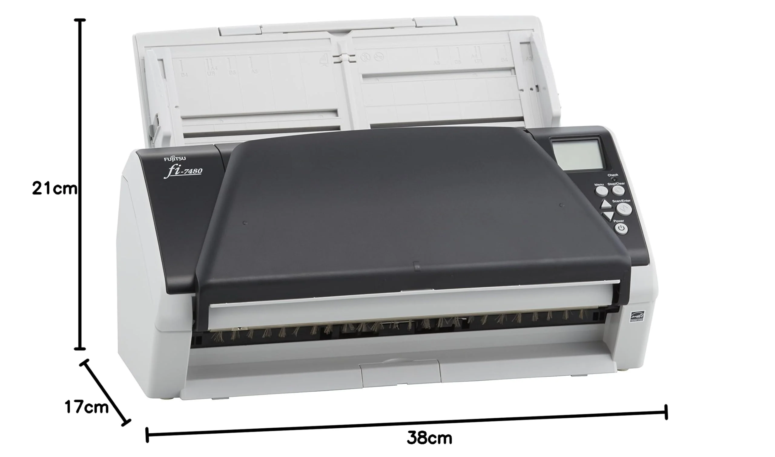 Fujitsu FI-7480 Scanner A3 USB 3.0 80 ppm/ 160 ipm 300Dpi, A4L ADF for up to 100 Sheets 80G/m², Supports Scanning A3 Format Doc - Image 3