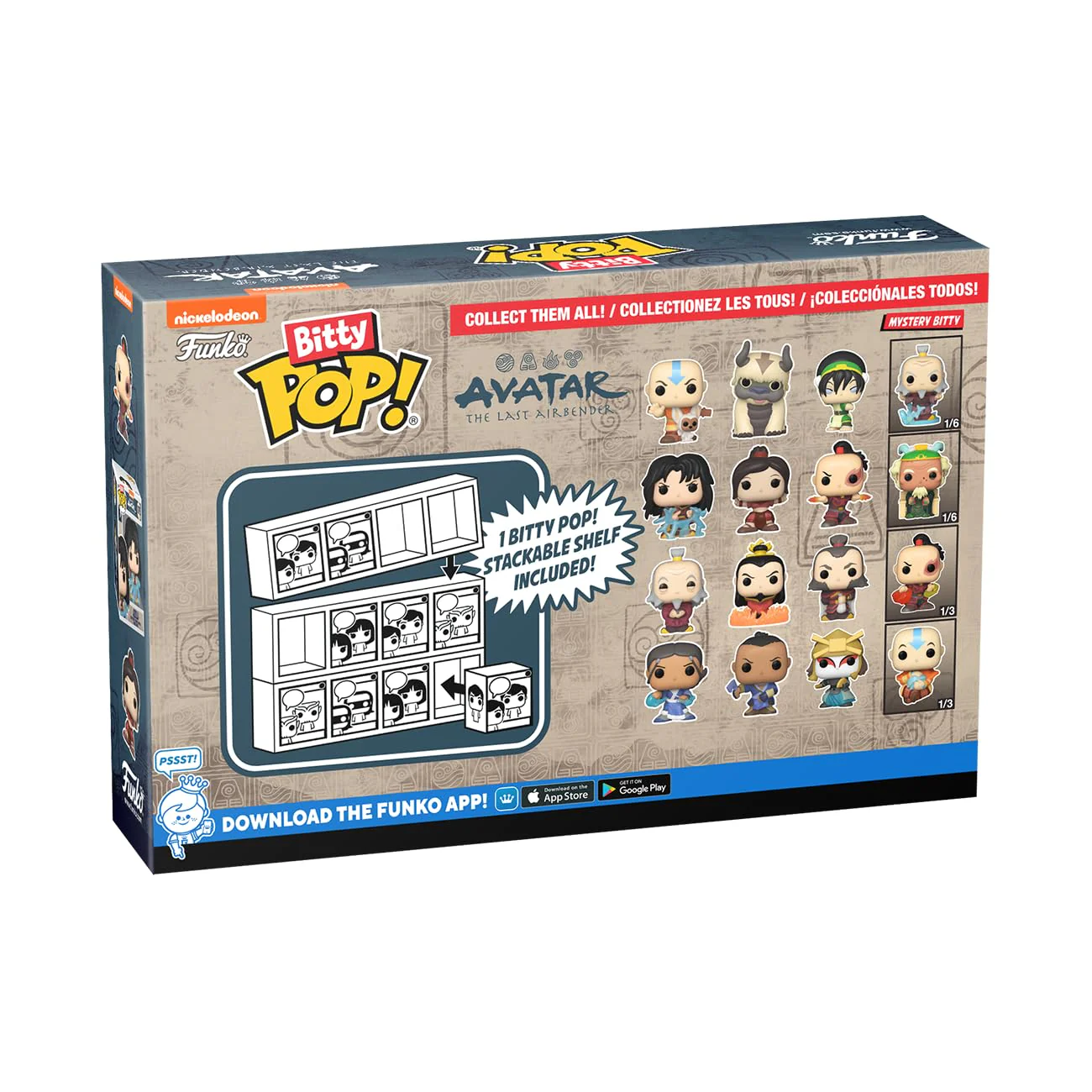 Funko Bitty Pop! Avatar: TLA - Aang 4PK - Aang with Momo, Appa, Toph und eine Überraschungs-Mini-Figur - 0.9 Inch (2.2 cm) - Avatar: The Last Airbender Sammlerstück - Geschenkidee Fans - Image 17