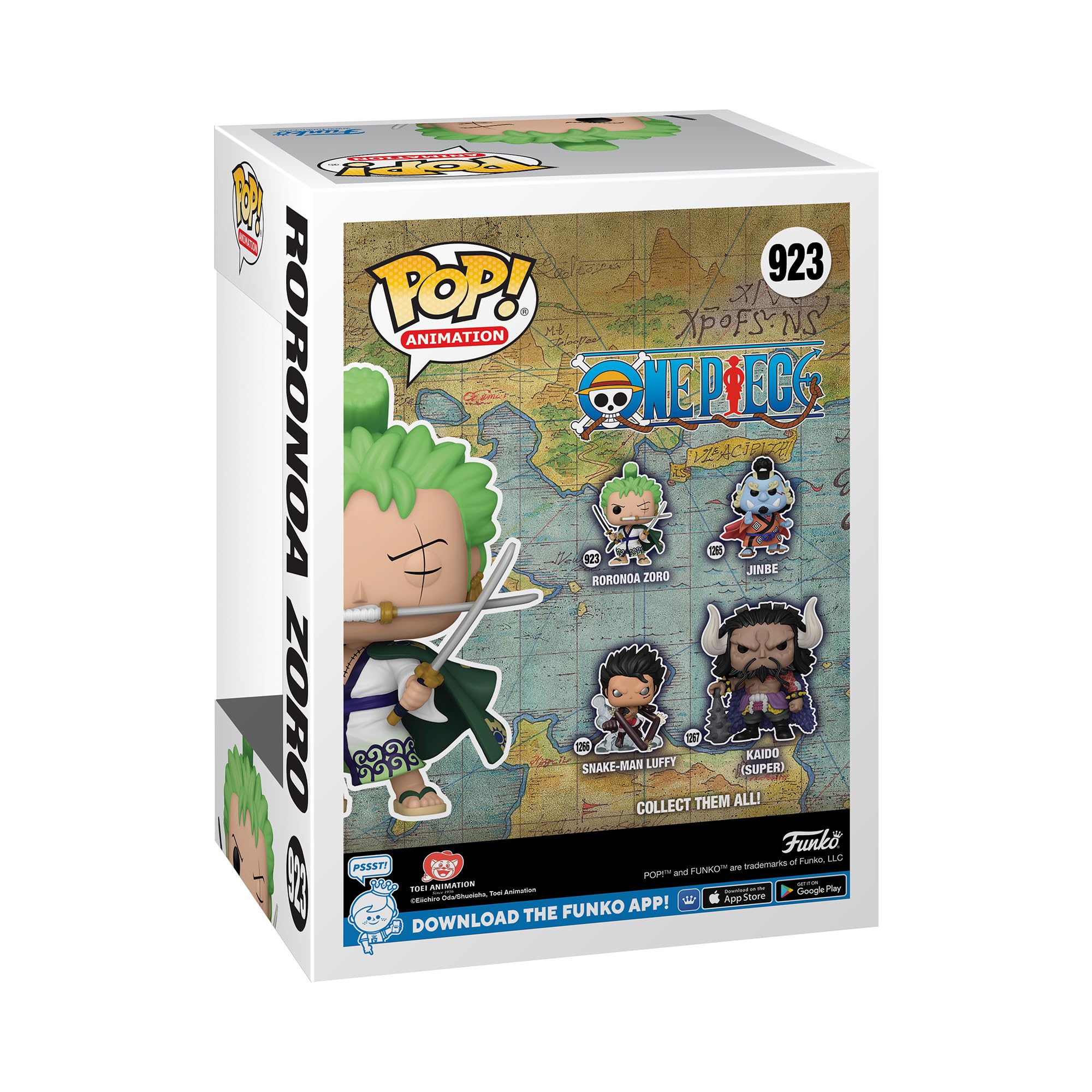 Funko Pop! Animation: One Piece - Roronoa Zoro - Lorenor Zorro - Vinyl-Sammelfigur - Geschenkidee - Offizielle Handelswaren - Spielzeug Für Kinder und Erwachsene - Anime Fans - Image 7