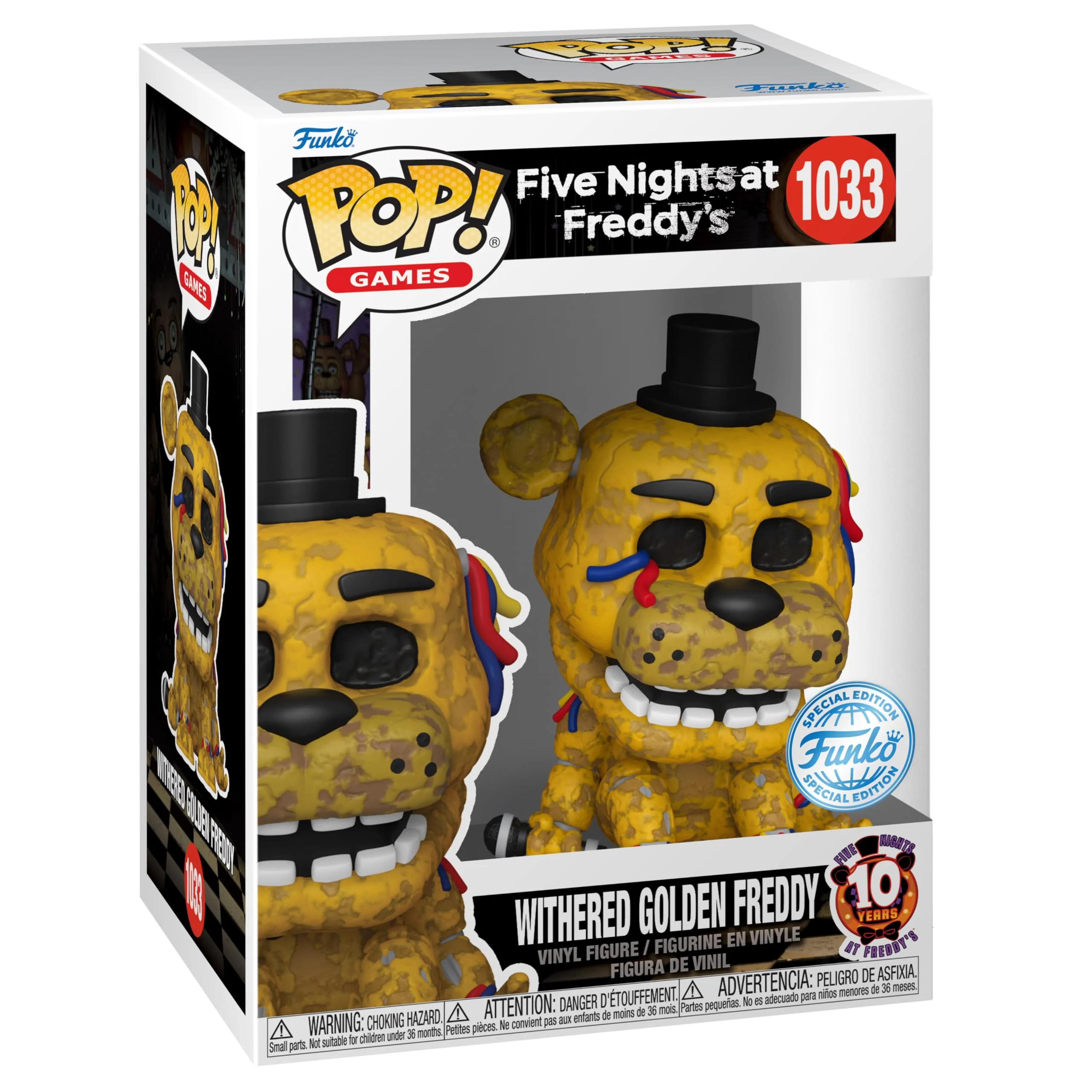 Funko Pop! Games: Five Nights at Golden Freddy's (FNAF) - Withered Gldn Frdy - Five Nights at Freddy's - Vinyl-Sammelfigur - Geschenkidee - Offizielle Handelswaren - Video Games Fans - Image 9