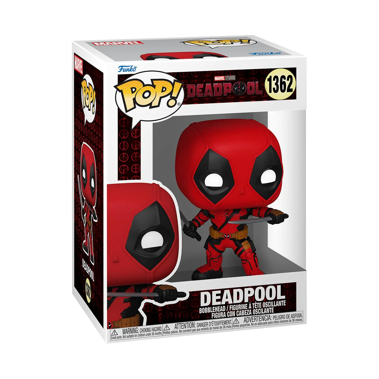 Funko POP! Marvel: Deadpool & Wolverine - Deadpool - Vinyl-Sammelfigur - Offizielle Handelswaren - Spielzeug Für Kinder und Erwachsene - Movies Fans - Modellfigur Für Sammler und Display
