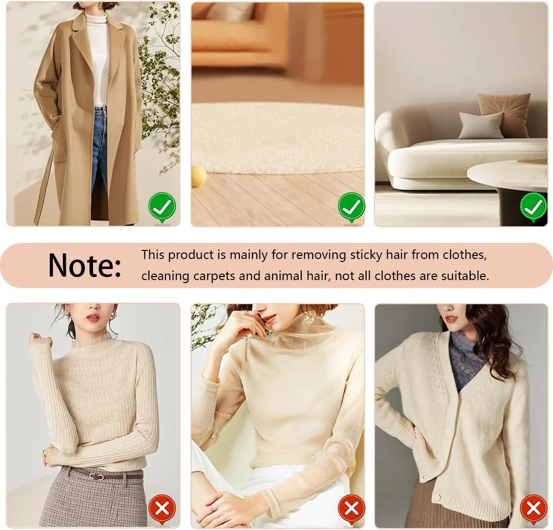 Fusselrasierer, Tierhaarentferner, Tragbarer Fusselentferner, Katzenhaarentferner Fusselbürste Kleiderbürste, für Teppich, Sofa, Kleidung, Matratzen, Stoffe - Image 12