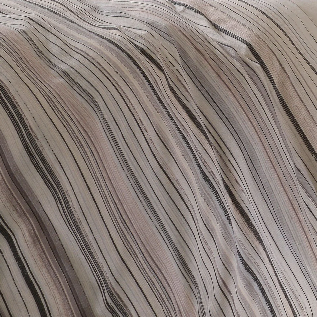 G BETTWARENSHOP wohlig warme Biber Bettwäsche Streifen beige aus 100% Baumwolle mit Reißverschluss - Made in Germany 240x220 cm + 2X 80x80 cm - Image 3