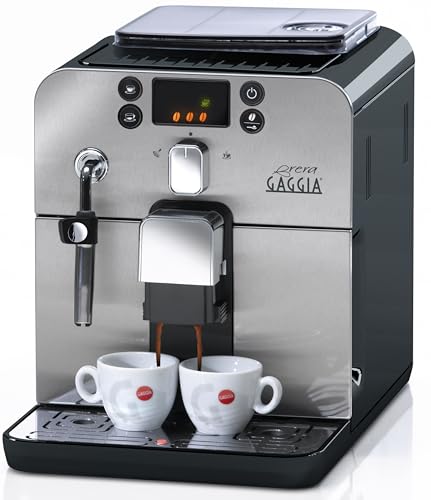 Gaggia RI9305/11 Brera – Kaffeevollautomat, für Espresso und Cappuccino, Kaffeebohnen oder gemahlen, 1400 W, Silber/Schwarz, 100 % Made in Italy - Image 3