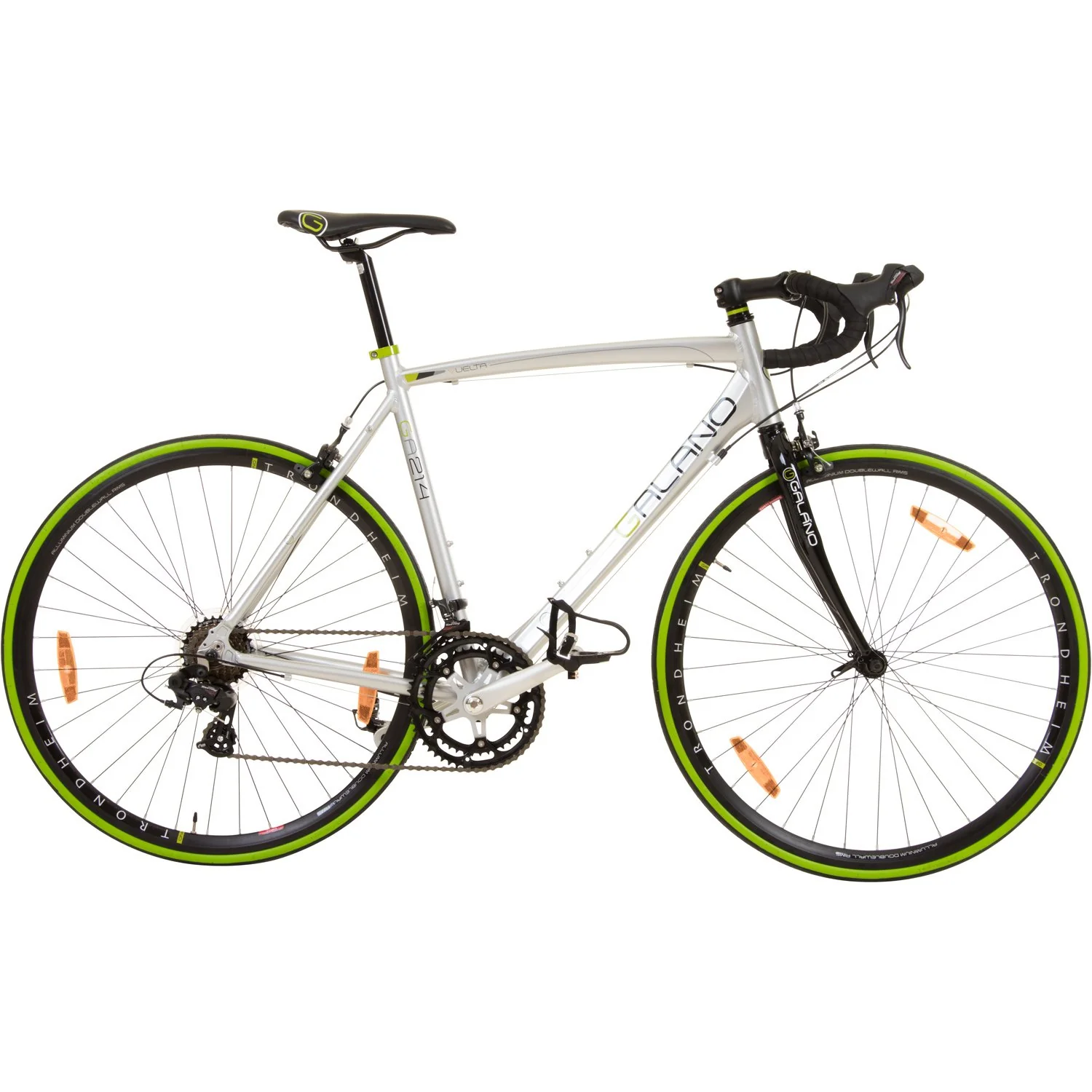 Galano 700C 28 Zoll Rennrad Vuelta Sti 4 Rahmengrößen 2 Farben, Rahmengrösse:59 cm, Farbe:grau/grün - Image 3