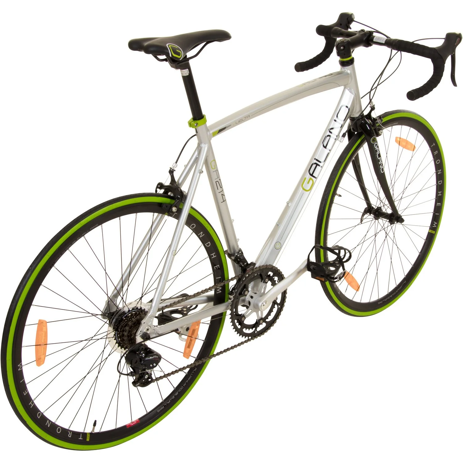 Galano 700C 28 Zoll Rennrad Vuelta Sti 4 Rahmengrößen 2 Farben, Rahmengrösse:59 cm, Farbe:grau/grün - Image 5