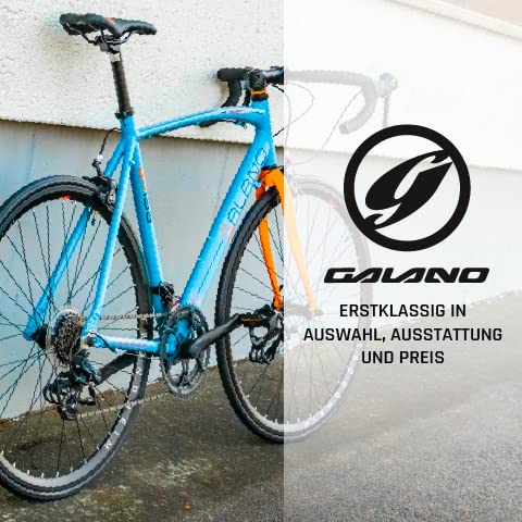 Galano Rennrad 700c Giro D'Italia Fahrrad 28" Fitnessbike Road Bike 14 Gänge (schwarz/blau, 56 cm) - Image 7