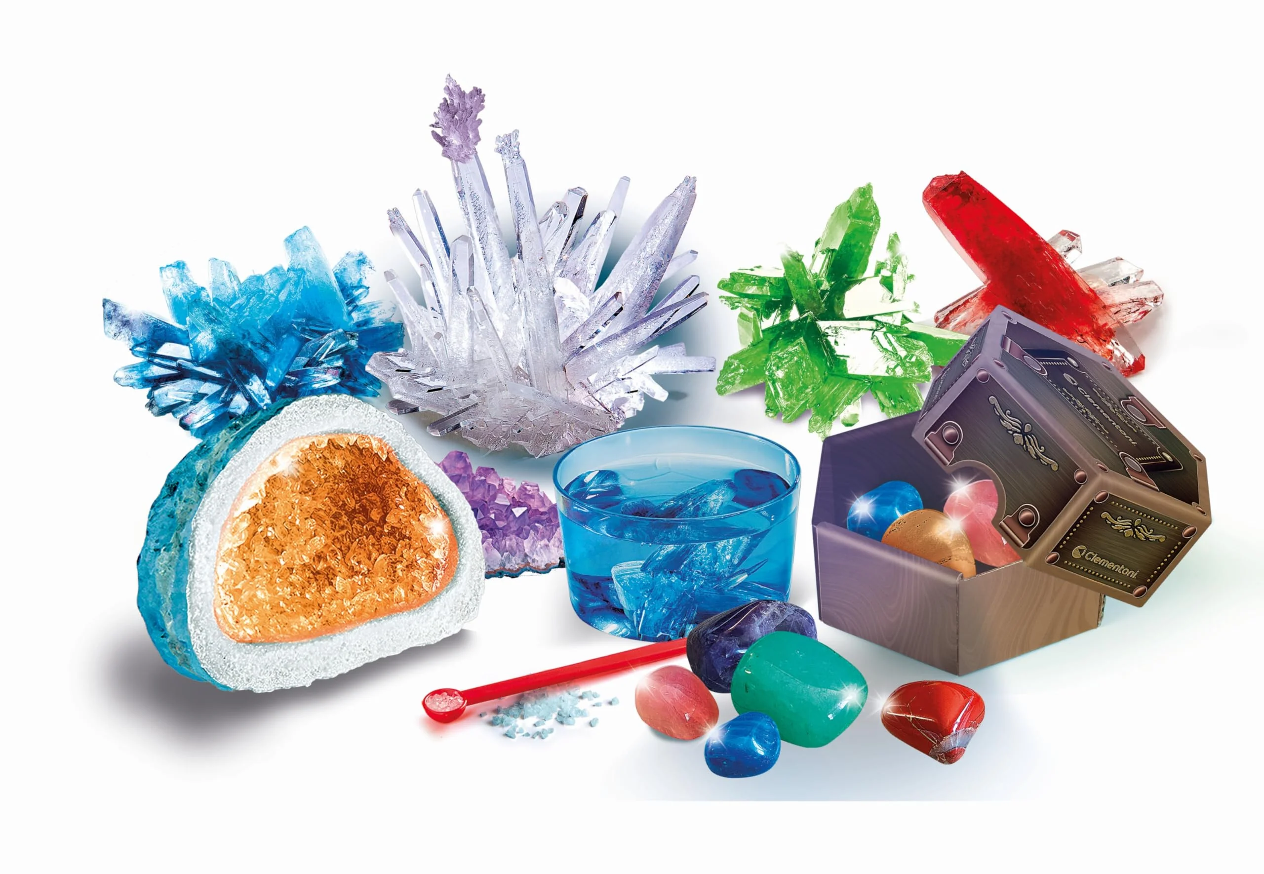 Galileo Lab - Kristalle und Edelsteine Deluxe, Kristalle züchten und Edelsteine sammeln für Kinder ab 8 Jahren, 59330 von Clementoni - Image 3