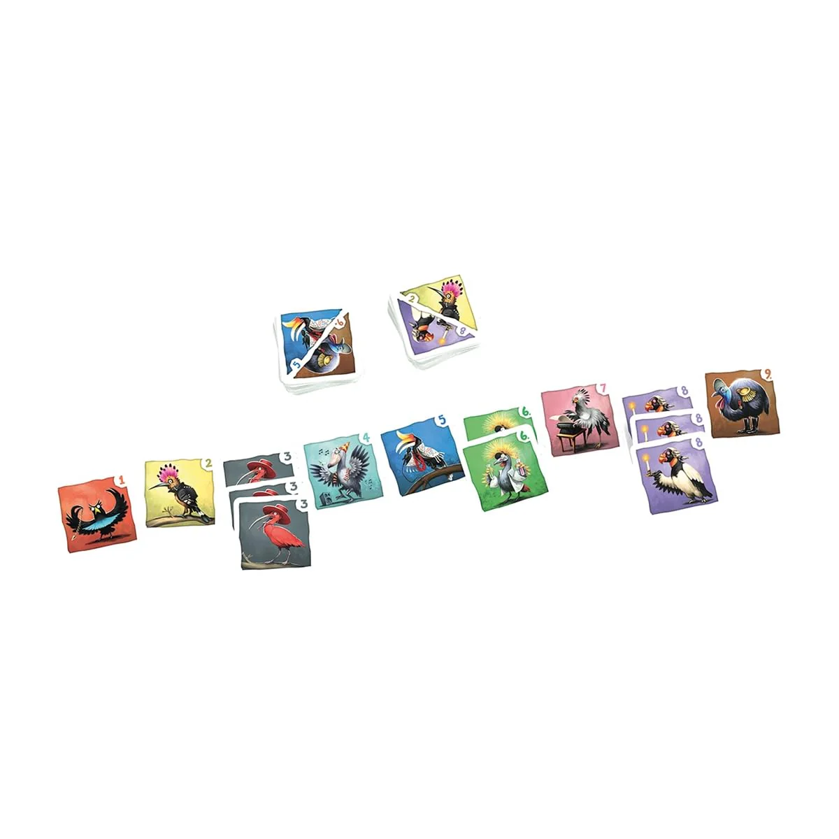 Game Factory 646091 Schräge Vögel, pfiffig-fieses Kartenspiel, Mini-Spiel in handlicher Metalldose, einfaches Reisespiel für Erwachsene und Kinder ab 8 Jahren - Image 5