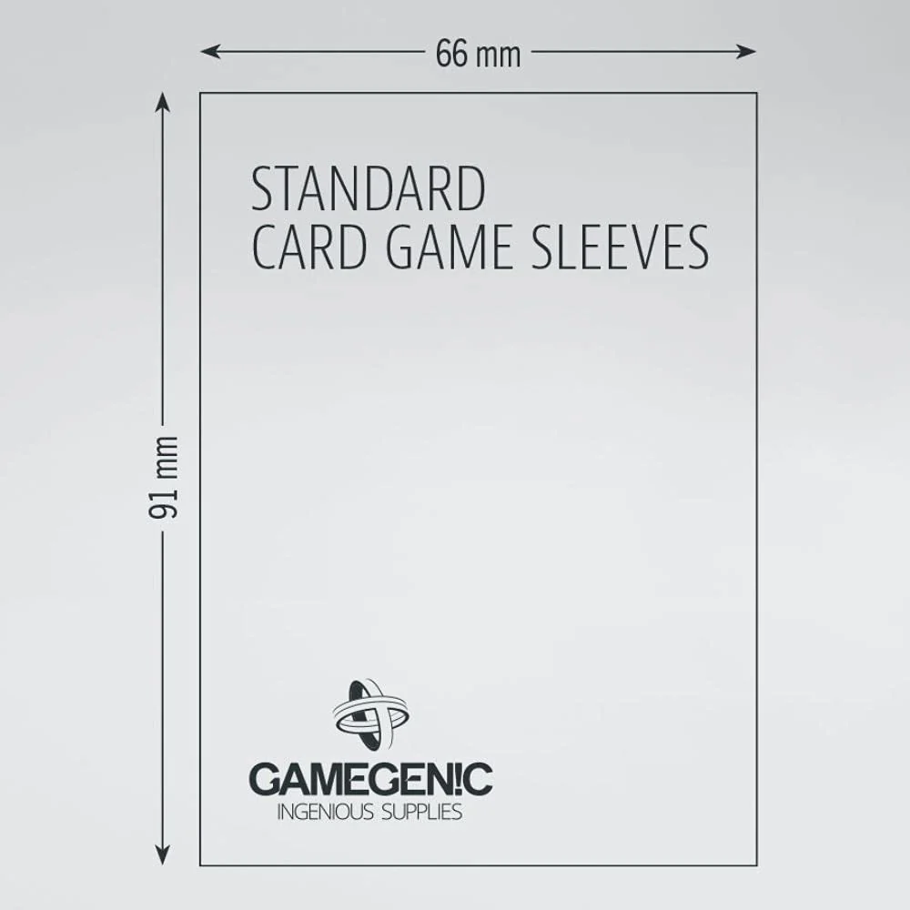 Gamegenic, Matte Standard Sleeve Value Pack 200, Sleeve Color Code: Gray - Image 4