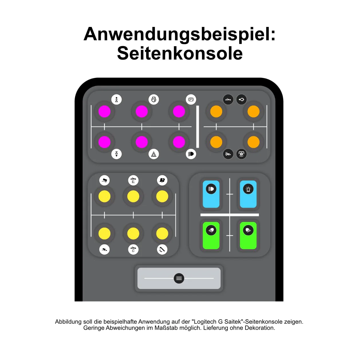 GAMINGSTICKER Tastensticker für Landwirtschafts-Simulationen - Farming Sim LS Sticker Aufkleber mit Icons/Symbolen für Tastenbelegung, PC- und Gaming-Zubehör
