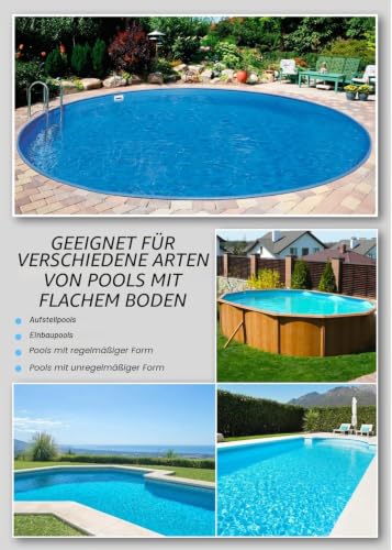 GAMPLAE (2026 Neu) Poolroboter, Kabelloser Poolsauger Akku mit 120 Min Laufzeit, Dual Motoren Poolreiniger, Selbsteinparkfunktion, Tragbar Poolroboter Akku für Flache Böden Pools bis zu 100 m² - Image 8