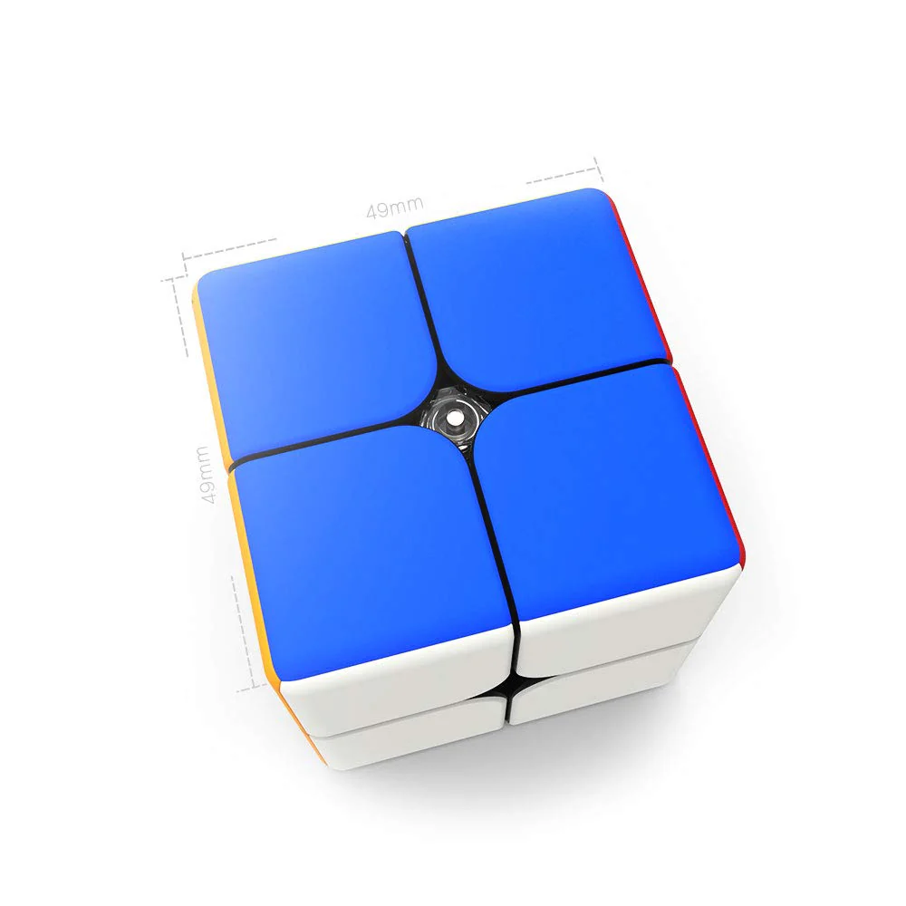 GAN 249 v2 Speed Cube 2x2, Mini Zauberwürfel Original Stickerless 48mm - IPG v4 Kern & GES v3 & Elastische Anpassung, Erwachsene und Kinder-Nicht Magnetisch - Image 3