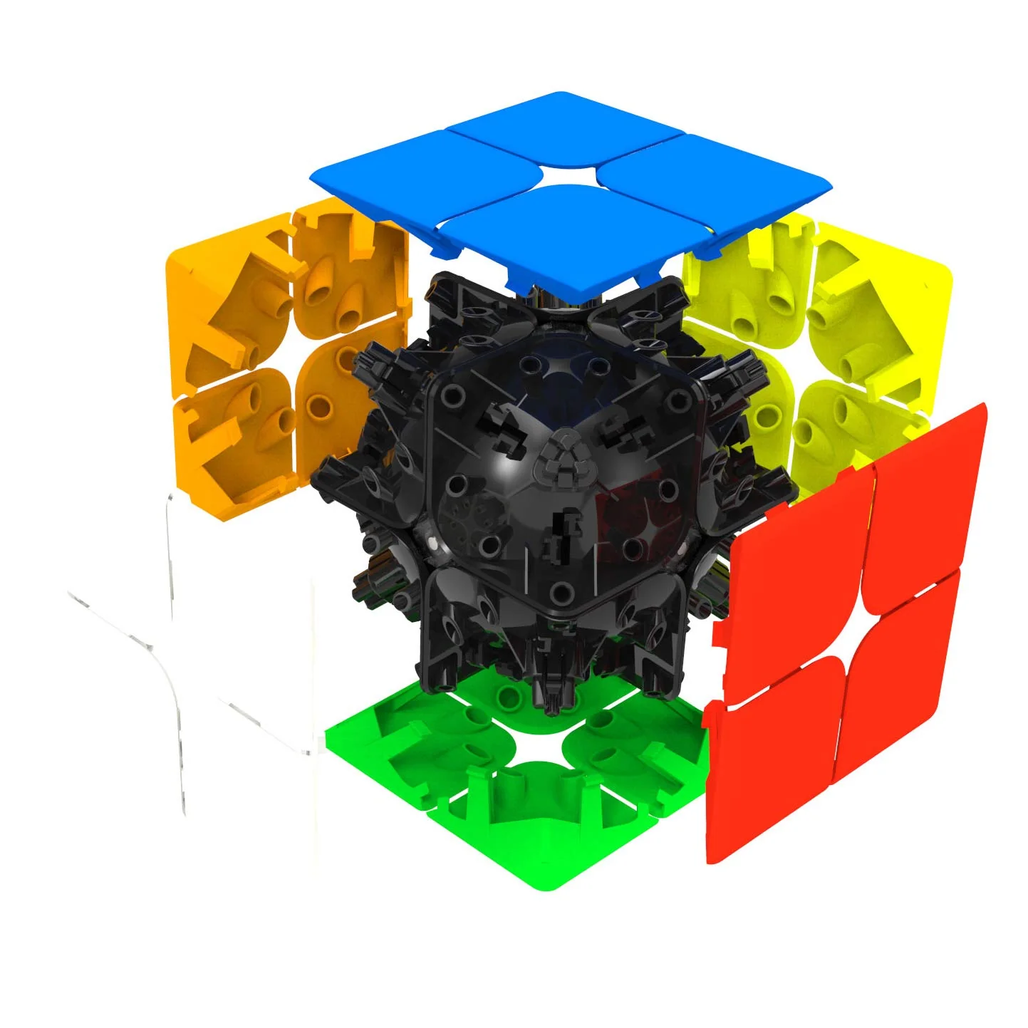 GAN 249 v2 Speed Cube 2x2, Mini Zauberwürfel Original Stickerless 48mm - IPG v4 Kern & GES v3 & Elastische Anpassung, Erwachsene und Kinder-Nicht Magnetisch - Image 5