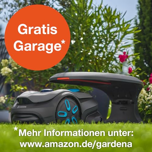 Gardena smart SILENO Free Set 1200 m² Mähroboter, kabellos, für Rasenflächen bis 1200 m², LONA Intelligence, ohne Begrenzungskabel, leiser Betrieb, intelligenter Mäher mit App Steuerung (19923-20) - Image 2