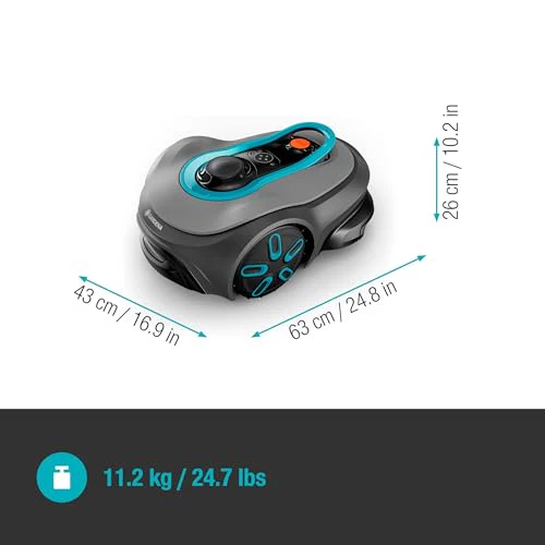 Gardena smart SILENO Free Set 800 m² Mähroboter, kabellos, für Rasenflächen bis 800 m², LONA Intelligence, ohne Begrenzungskabel, leiser Betrieb, intelligenter Mäher mit App Steuerung (19922-20) - Image 9