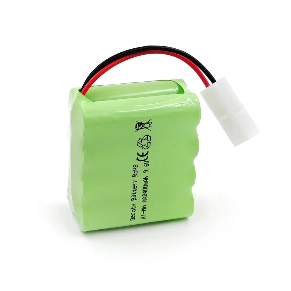 Gecoty® 9.6V NiMH Akku, 2400mAh Wiederaufladbarer AA Akkupack mit USB Ladekabel und KET 2P Anschluss für RC Truck RC Tank und RC Schlachtschiff - Image 5