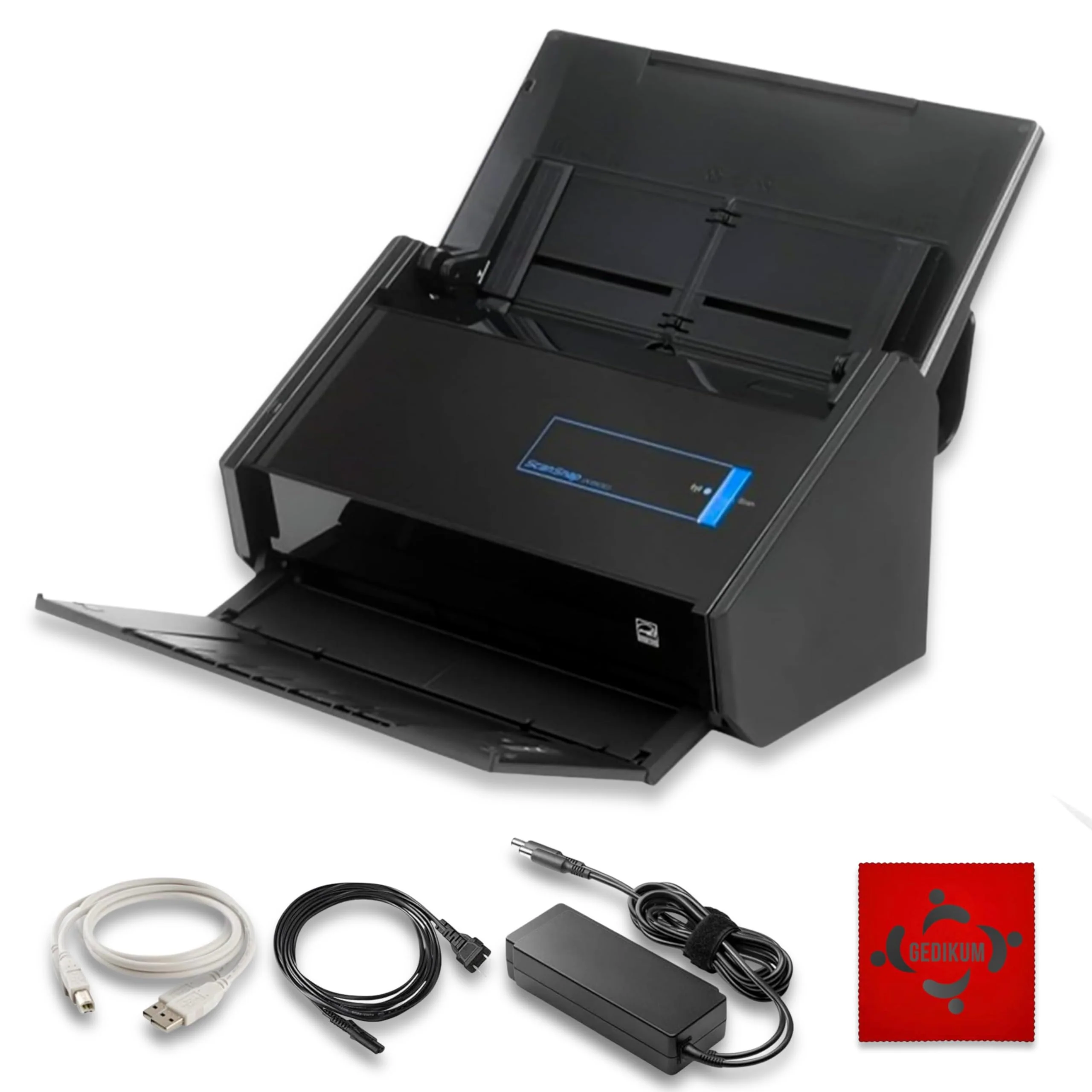 Gedikum Fujitsu IX500 ScanSnap USB High-Speed Cloud-fähiger Scanner für Dokumente, Fotos und Belege für Mac & PC – 1 Jahr Garantie – ADF mit Duplex-Scan-(Generalüberholt) - Image 6