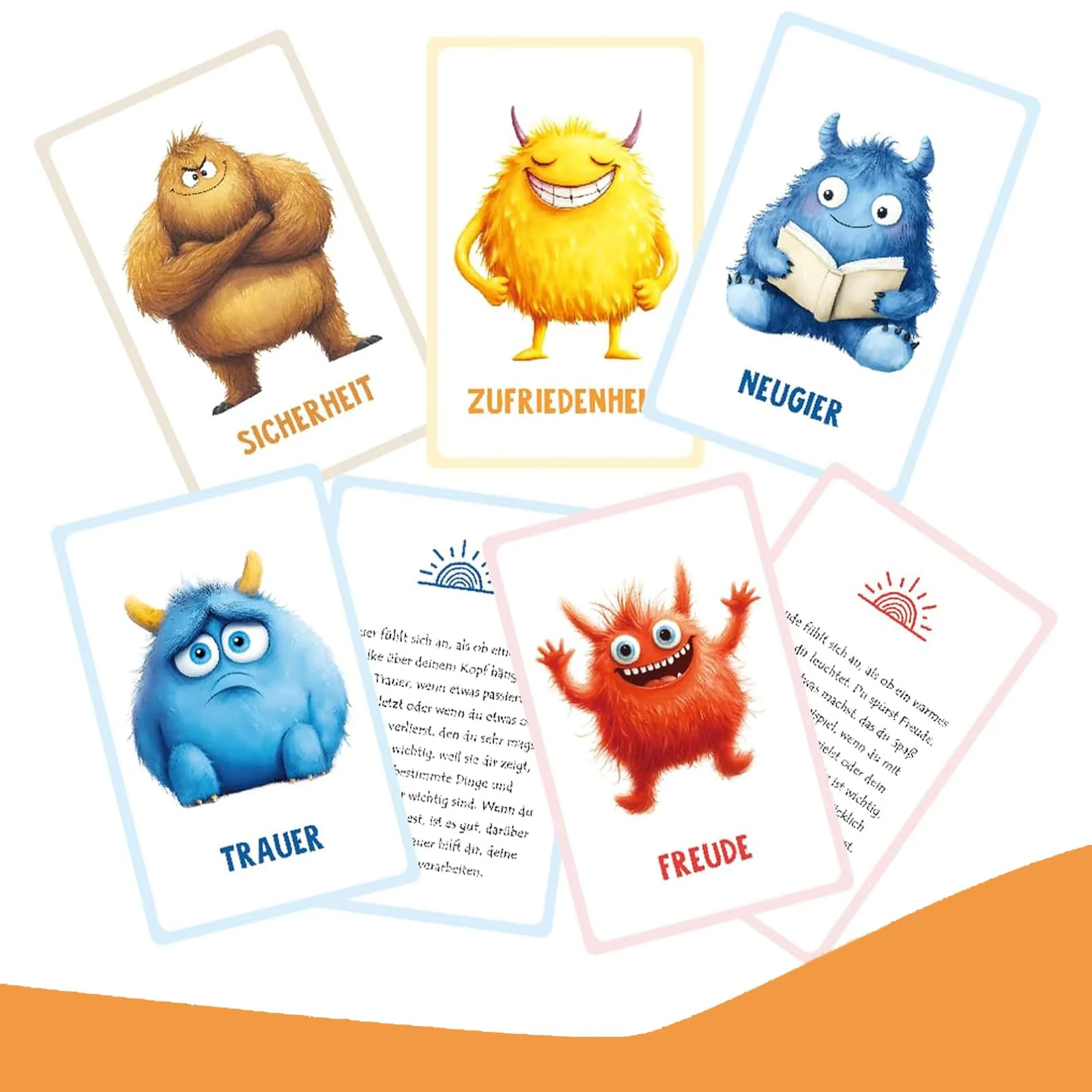 Gefühlskarten für Kinder – 32 Emotionskarten mit Erklärungstexten, liebevoll illustriert, pädagogisch wertvoll zur Selbstregulation & Förderung sozialer Kompetenz, für Kindergarten & Grundschule - Image 2