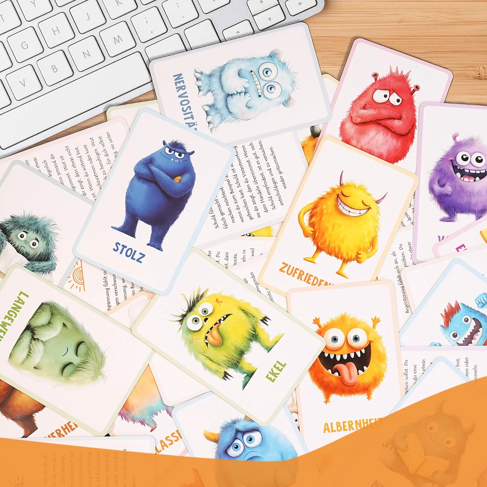 Gefühlskarten für Kinder – 32 Emotionskarten mit Erklärungstexten, liebevoll illustriert, pädagogisch wertvoll zur Selbstregulation & Förderung sozialer Kompetenz, für Kindergarten & Grundschule - Image 4