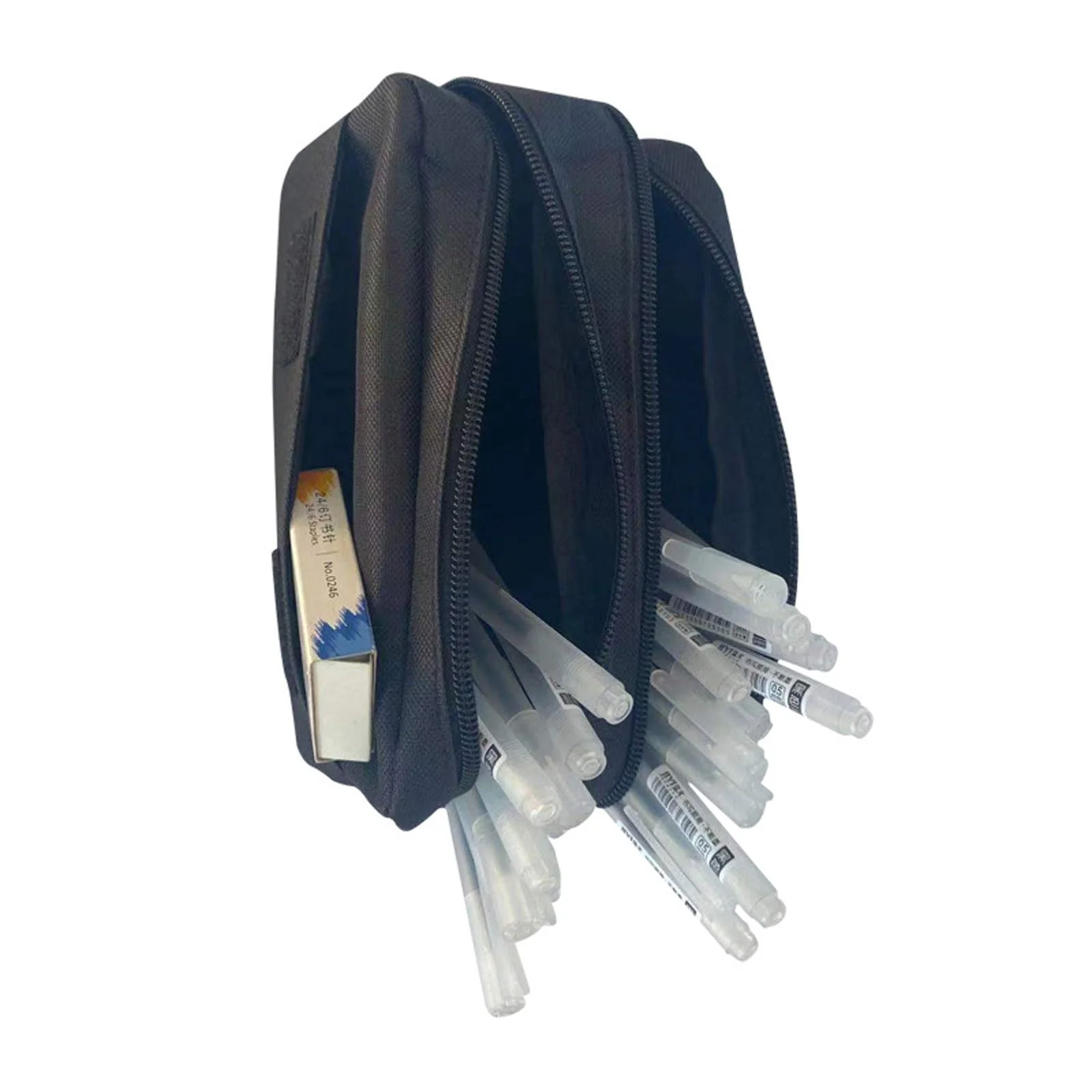 Generisch 2025 Demon Hunters Stiftetasche, HUNTR/X Mäppchen mit Grossem Fassungsvermögen, Federmäppchen mit Reißverschluss, Schlampermäppchen für Kinder Studenten Schule Büro(M) - Image 4