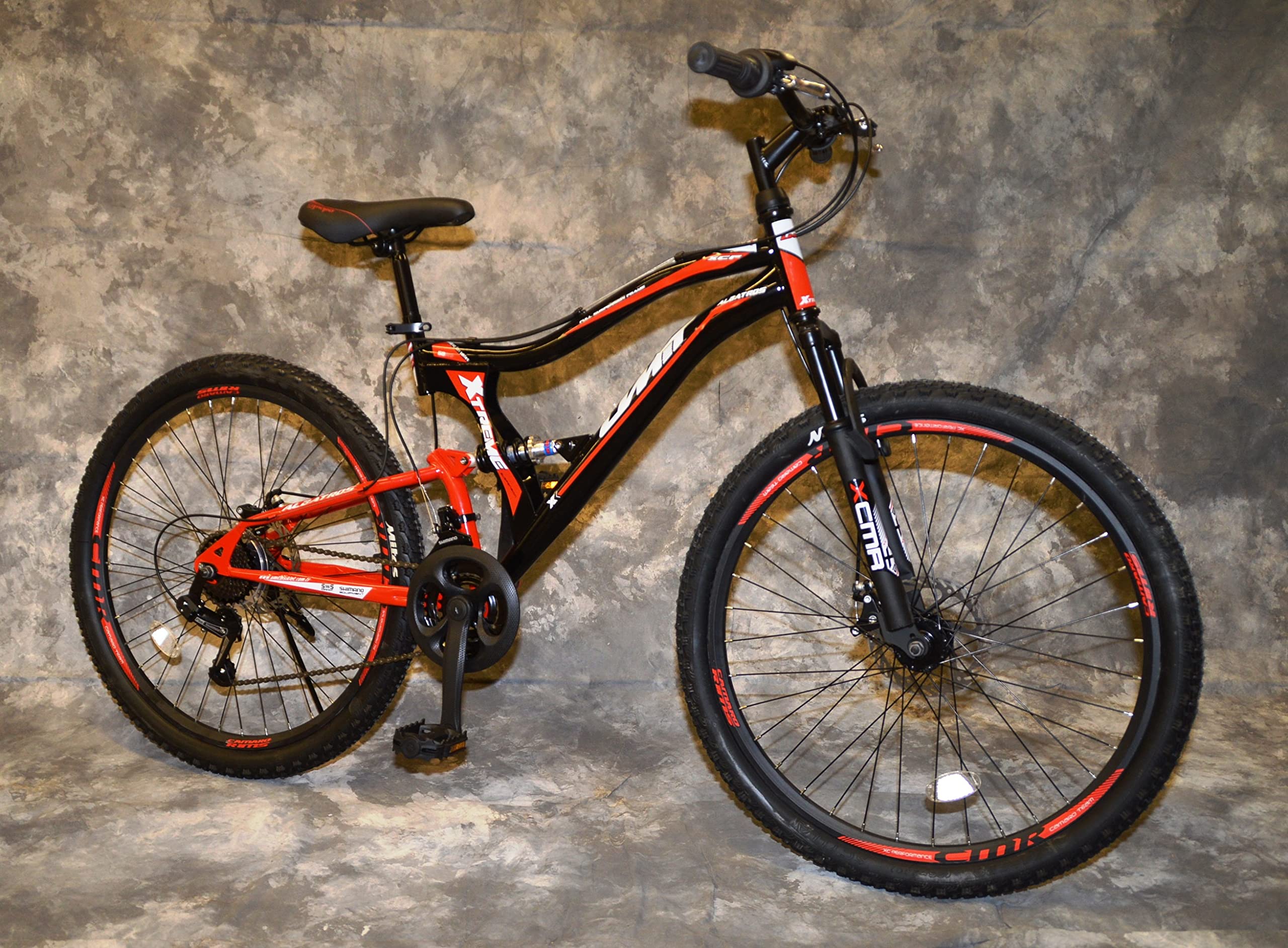 Generisch 24 Zoll MTB Albatros Vollgefedert, 21-Gang Kettenschaltung, Scheibenbremsen NEU 2459-SCHWARZ-ROT Bitte BEACHTEN AB 138 cm KÖPERGRÖSSE GEEIGNET !!!!!!! - Image 2