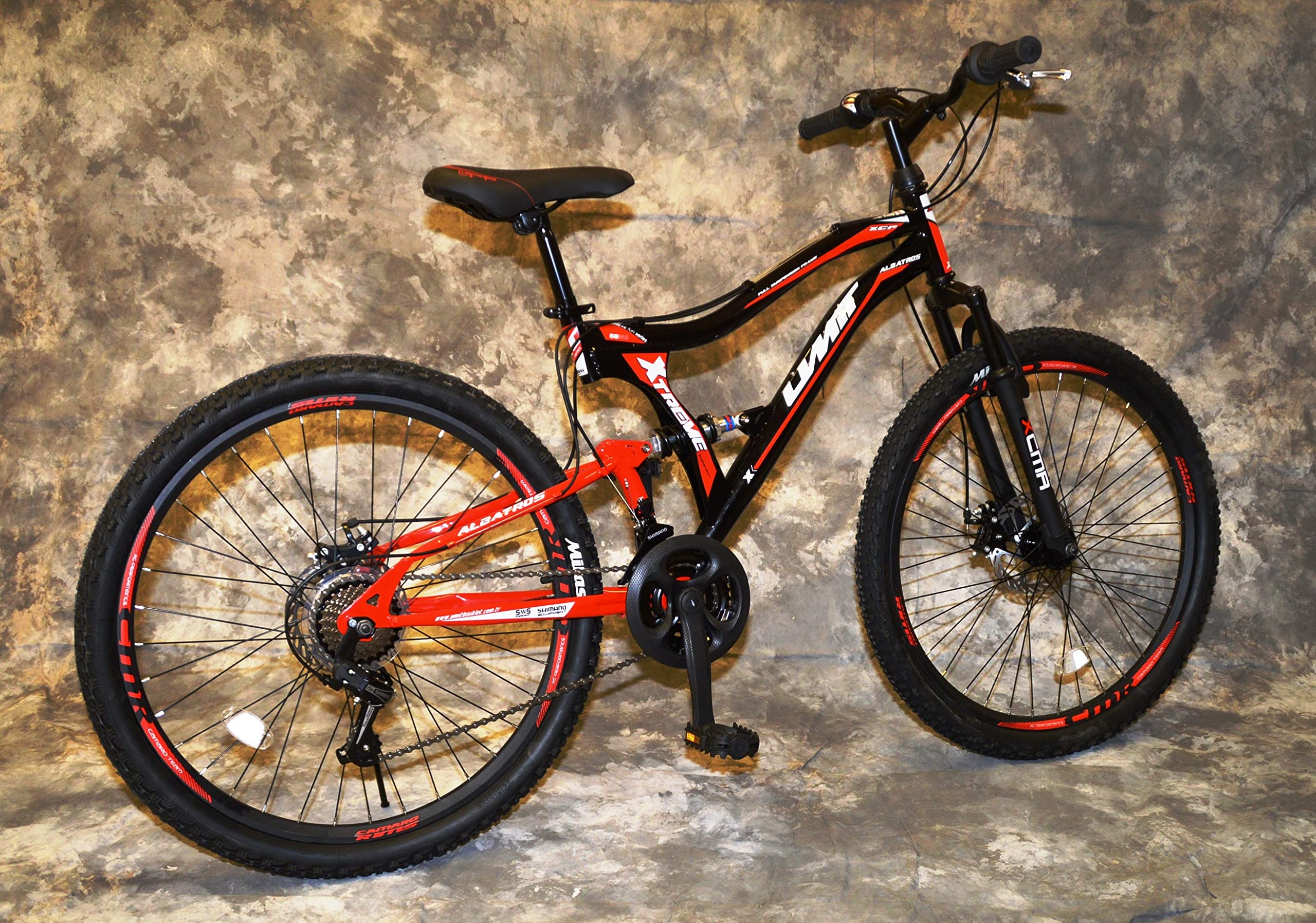 Generisch 24 Zoll MTB Albatros Vollgefedert, 21-Gang Kettenschaltung, Scheibenbremsen NEU 2459-SCHWARZ-ROT Bitte BEACHTEN AB 138 cm KÖPERGRÖSSE GEEIGNET !!!!!!! - Image 7
