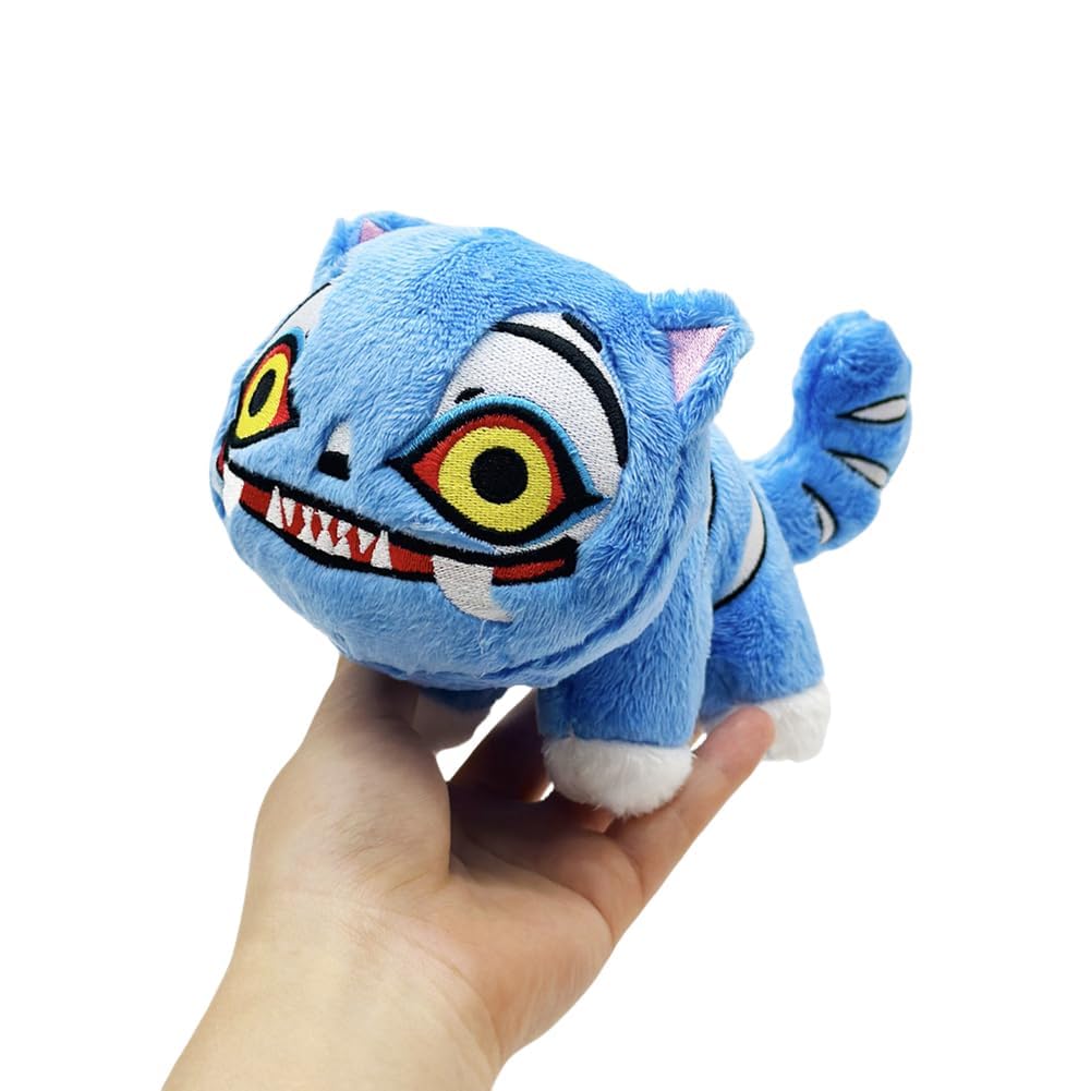 Generisch Tiger, Merch, Tiger Stuffed Animals, für Kinder & Erwachsene, Weiches Plüschtier, Geschenk für Fans, Halloween Deko, Sammlerstück (D) - Image 2