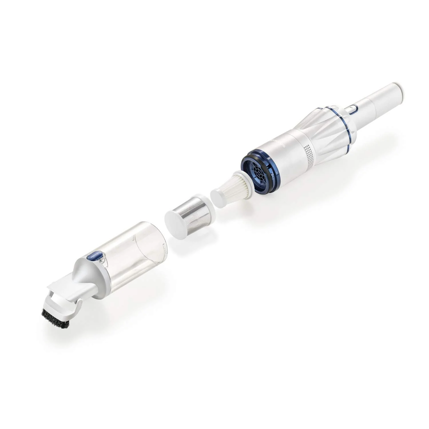 Genius Invictus One A28111, Handstaubsauger, Effektive Filtration durch das 2-Fach-Filtersystem, Perlmutt-weiß, 90 W, 76 Dezibel - Image 5